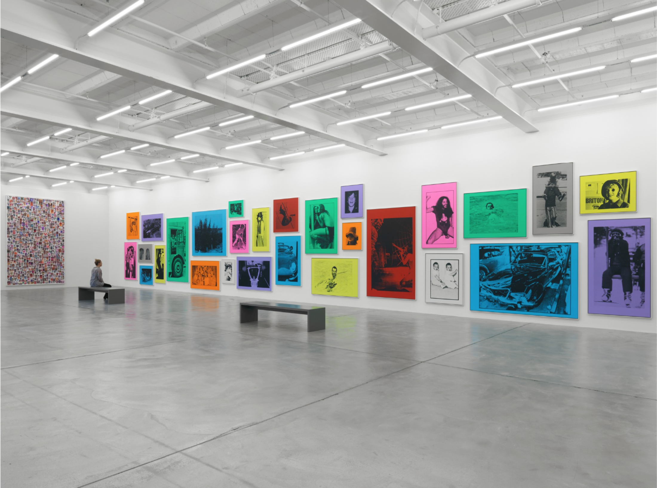 Installation view Steven Shearer «Printed Works», 2017 / Courtesy: the artist and Galerie Eva Presenhuber, Zurich