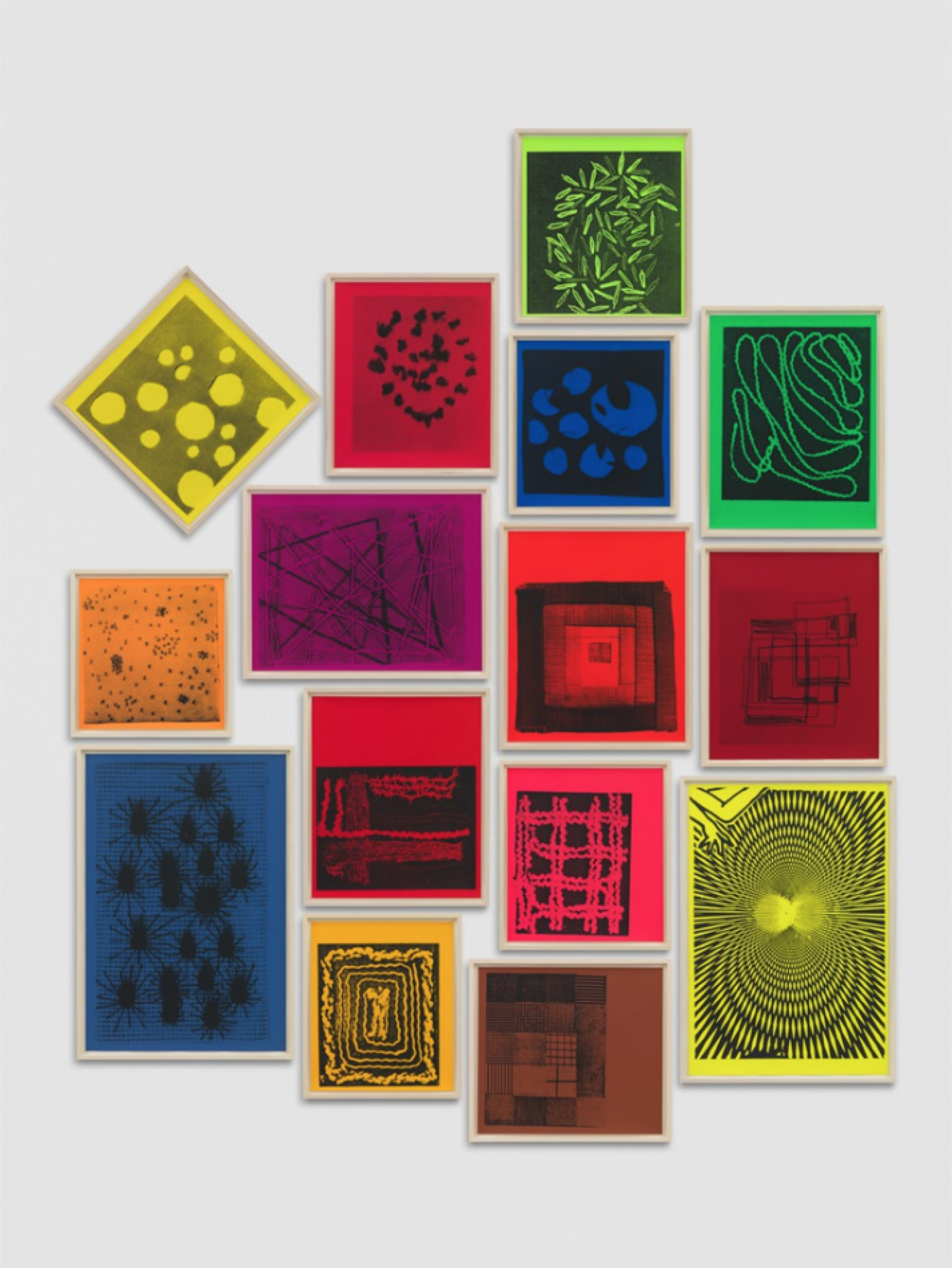 Steven Shearer, Geometric Healing No. 2, 2017 / Courtesy: the artist and Galerie Eva Presenhuber, Zurich