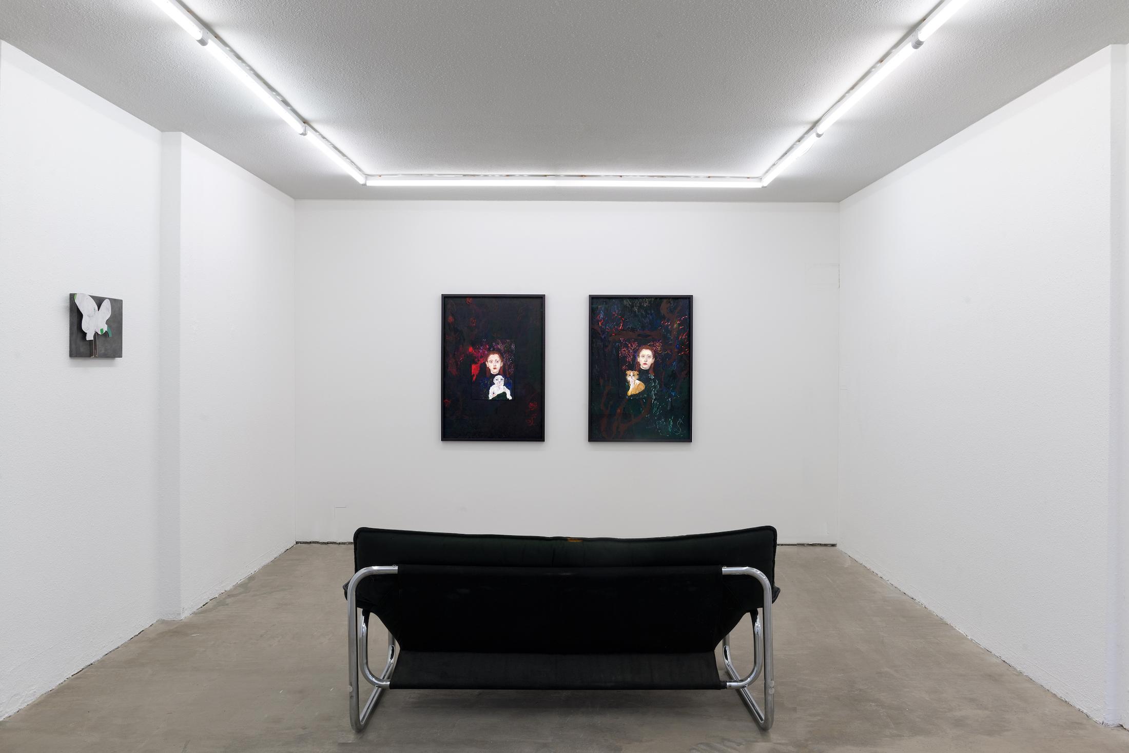 Exhibition View Group Show «Stop thinking about forever» at Hamlet, Zurich, 2022-2023 / Photo: Patrick Cipriani / Courtesy: the artists and Hamlet