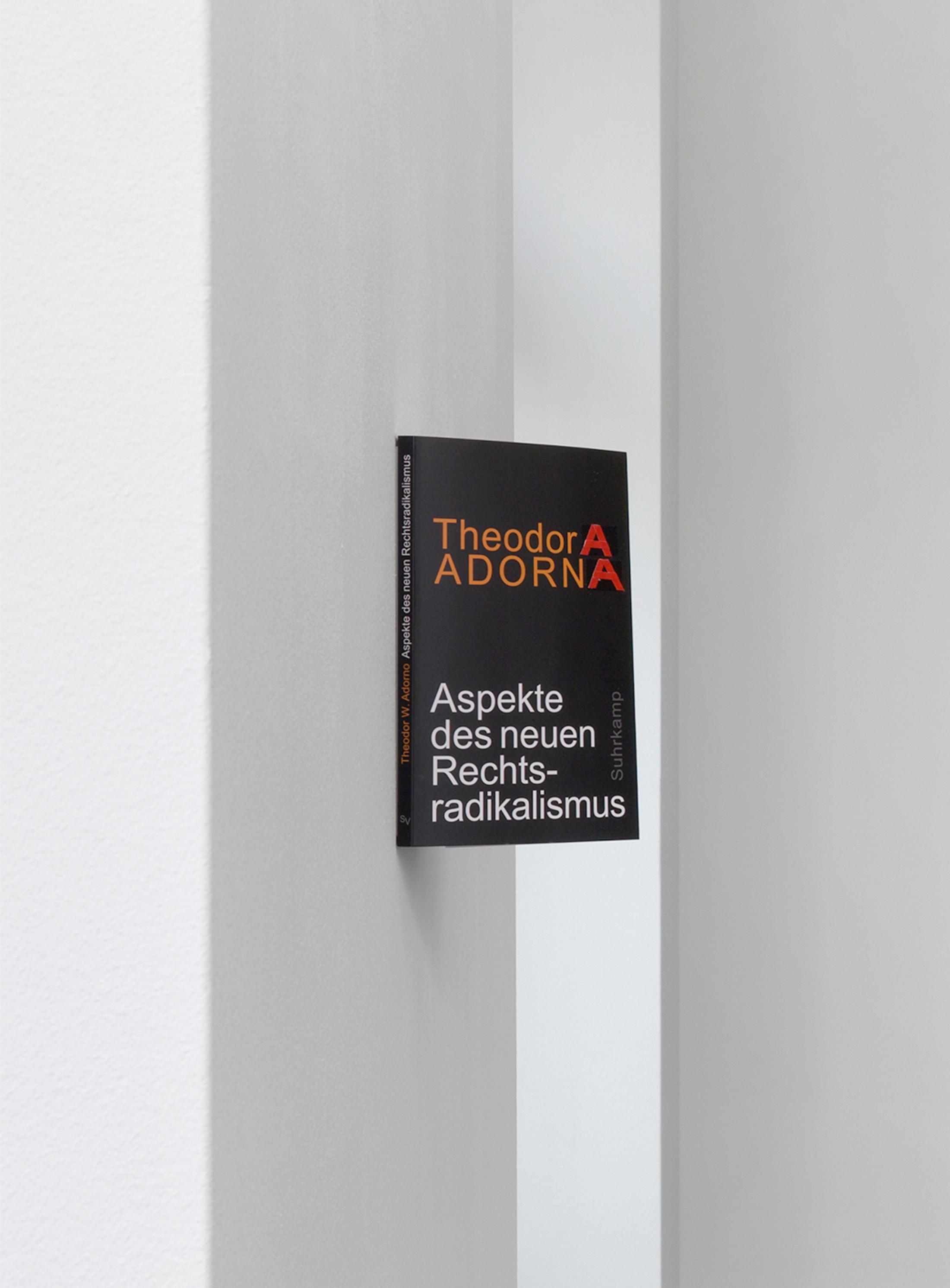 Exhibition View Groupshow «Structures of Feeling; view on Bea Schlingelhoff, She's right, 2020» at Galerie Maria Bernheim, Zurich, 2020 / Photo: Annik Wetter / Courtesy: the artists and Galerie Maria Bernheim