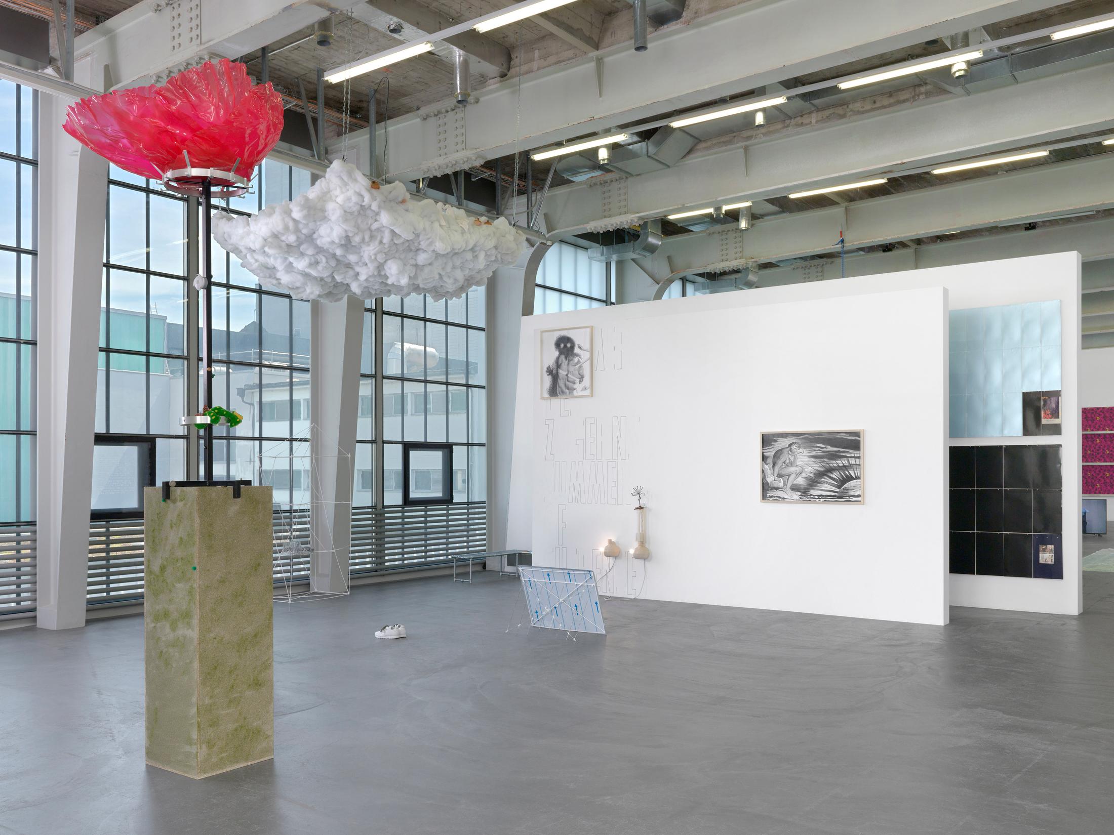 Exhibition View Groupshow «Summer of Suspense» at Kunsthalle Zürich, Zurich, 2020 / Photo: Annik Wetter / Courtesy: the artists and Kunsthalle Zürich