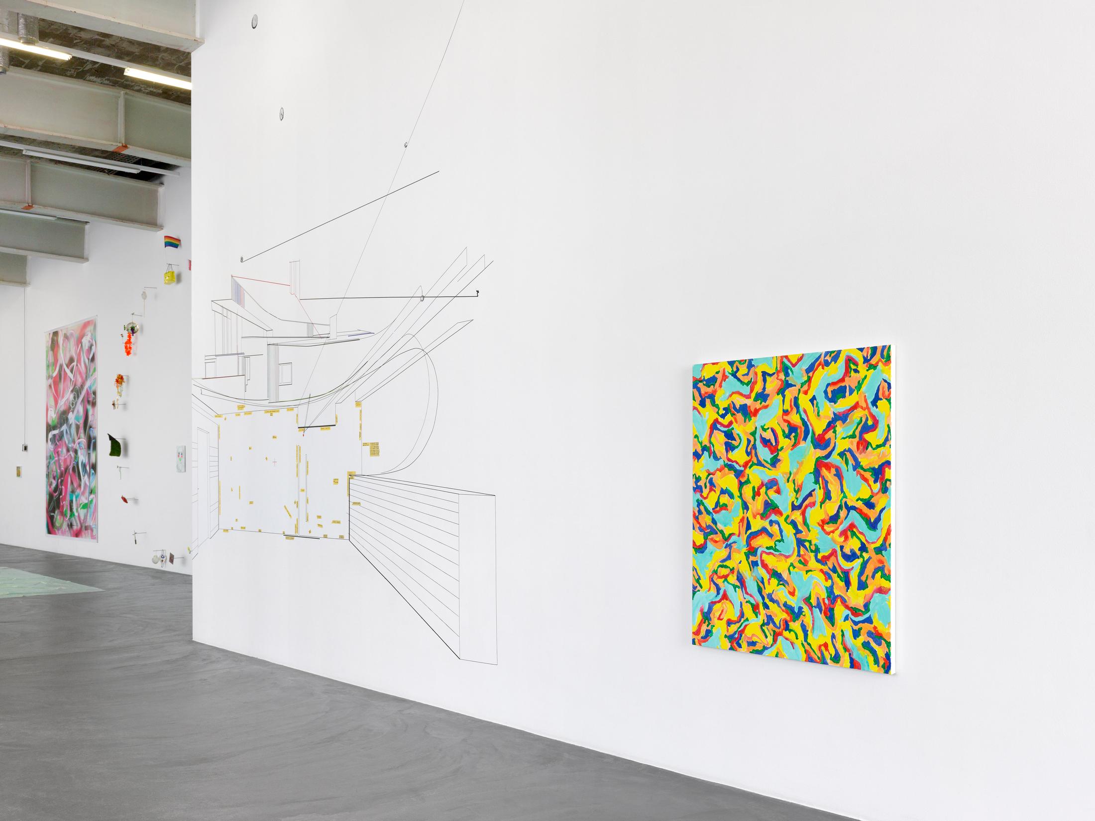 Exhibition View Groupshow «Summer of Suspense» at Kunsthalle Zürich, Zurich, 2020 / Photo: Annik Wetter / Courtesy: the artists and Kunsthalle Zürich