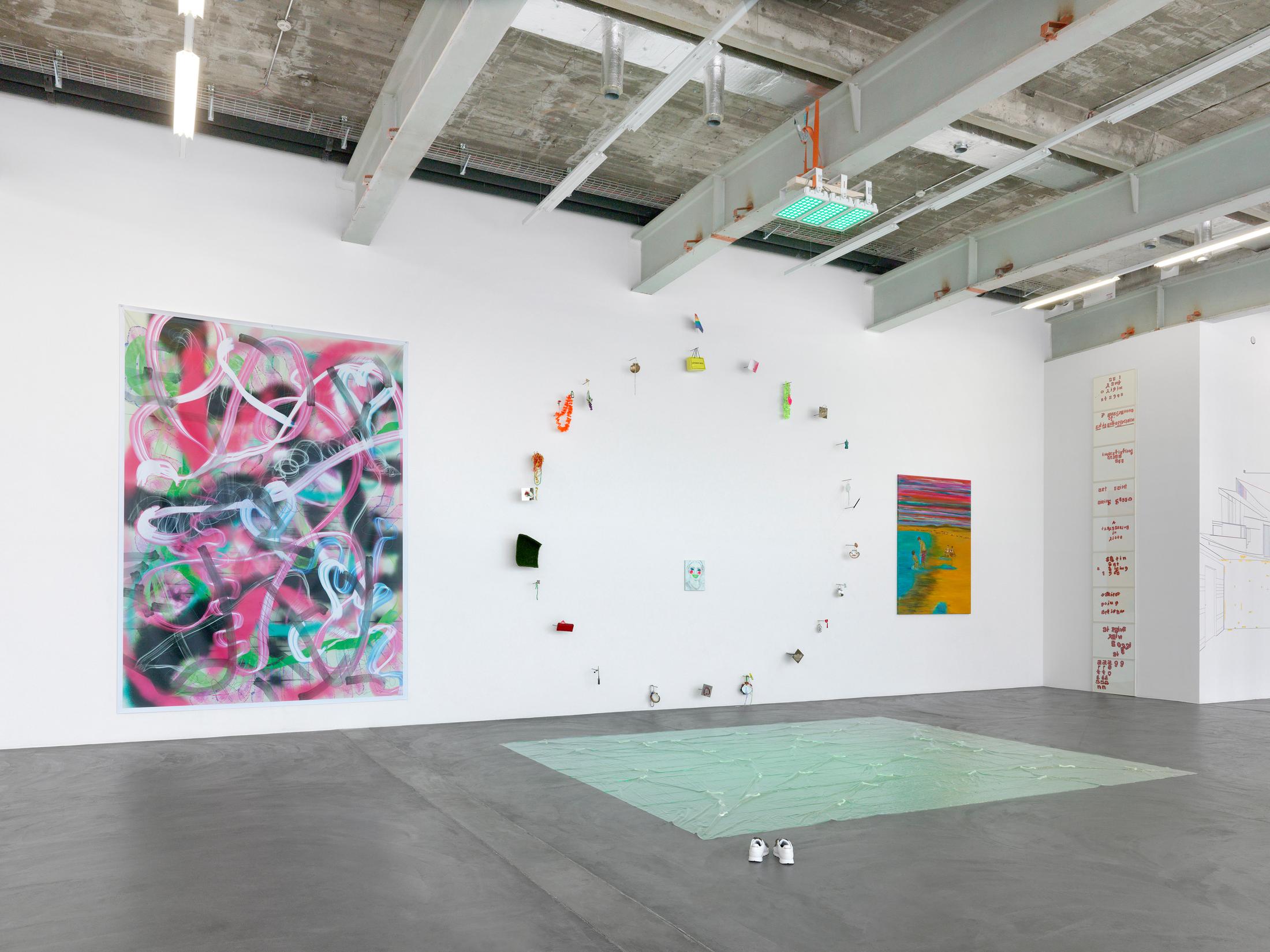 Exhibition View Groupshow «Summer of Suspense» at Kunsthalle Zürich, Zurich, 2020 / Photo: Annik Wetter / Courtesy: the artists and Kunsthalle Zürich