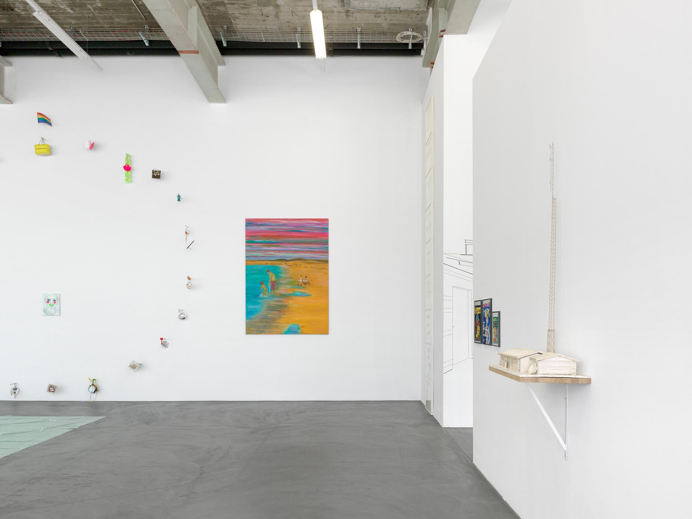 Exhibition View Groupshow «Summer of Suspense» at Kunsthalle Zürich, Zurich, 2020 / Photo: Annik Wetter / Courtesy: the artists and Kunsthalle Zürich