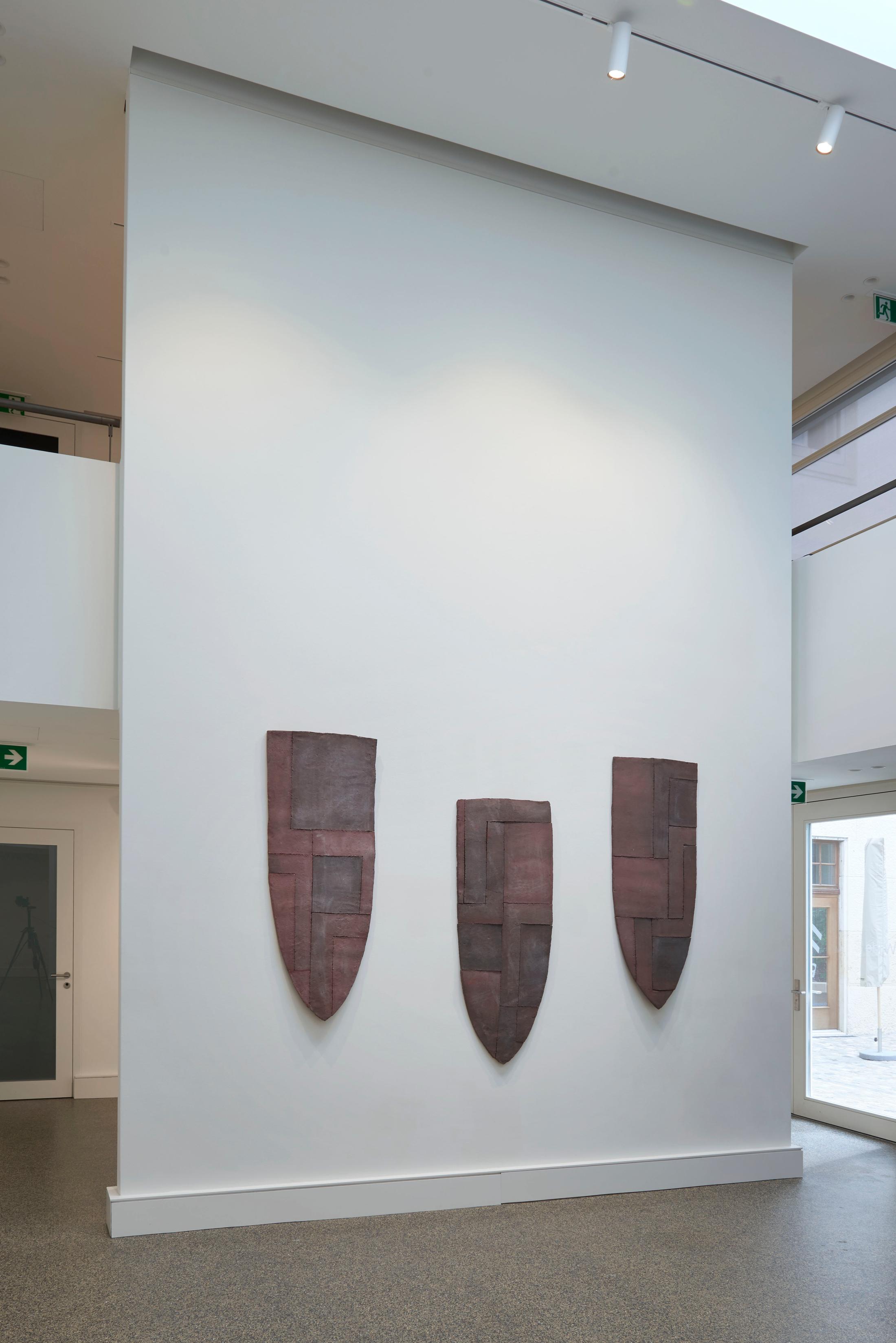 Exhibition View Groupshow «Supper Club; view on Fabian Marti, Verbrannte Erde I+II+III, all 2007» at Wilde, Basel, 2020 / Photo: Philipp Hänger / Courtesy: the artists and Wilde