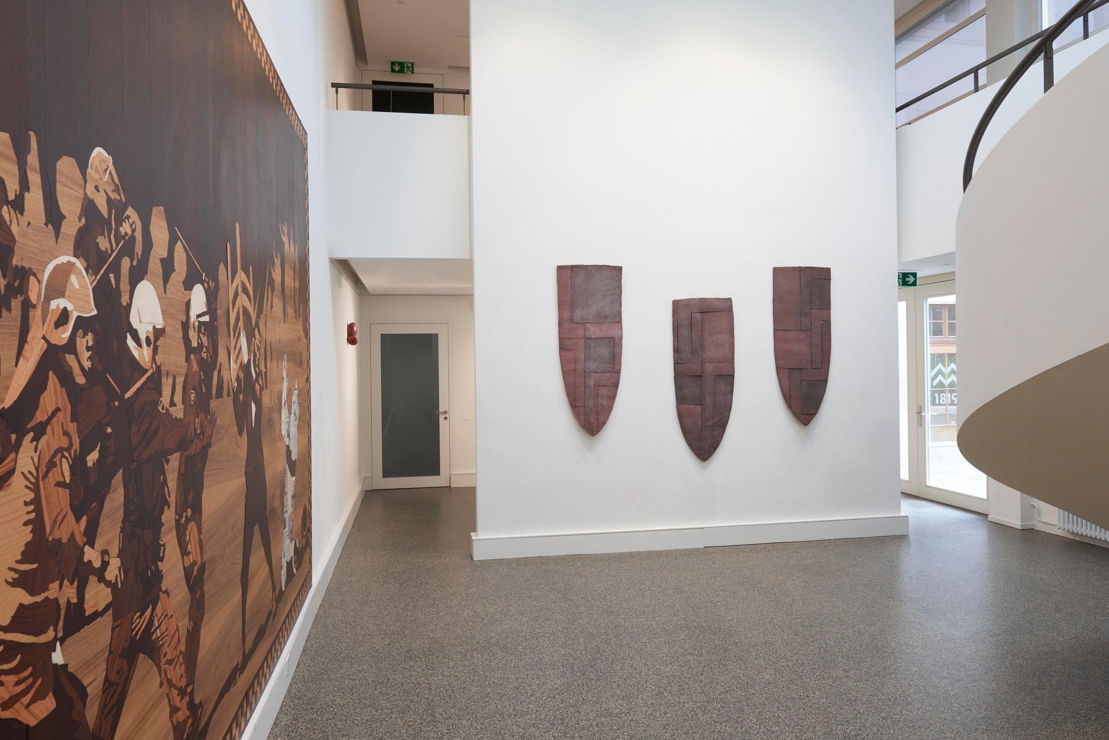 Exhibition View Groupshow «Supper Club» at Wilde, Basel, 2020 / Photo: Philipp Hänger / Courtesy: the artists and Wilde