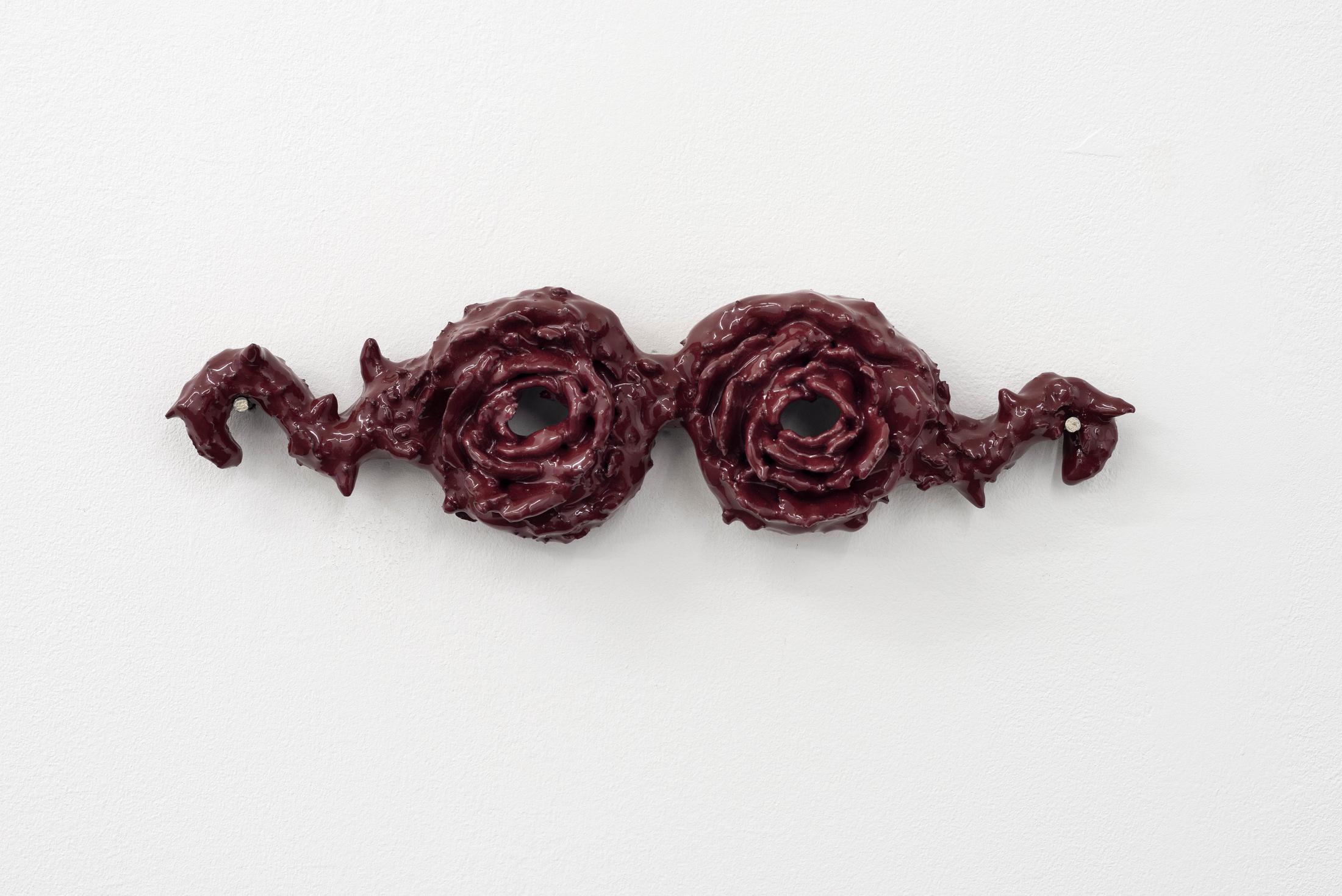 Exhibition View Sveta Mordovskaya Soloshow «Suckly Eye / view on Growing glasses II, 2018» at Weiss Falk, Basel, 2018 / Photo: Flavio Karrer / Courtesy: the artist and Weiss Falk