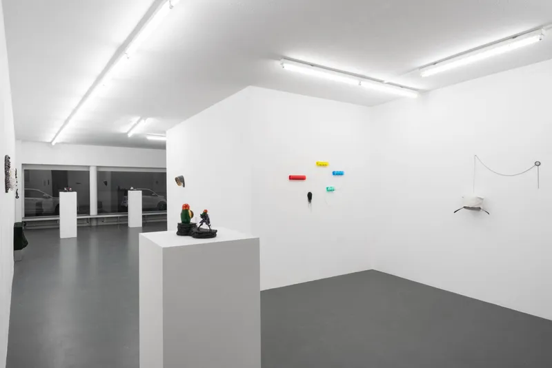 Exhibition View Sveta Mordovskaya Soloshow «Suckly Eye» at Weiss Falk, Basel, 2018 / Photo: Flavio Karrer / Courtesy: the artist and Weiss Falk