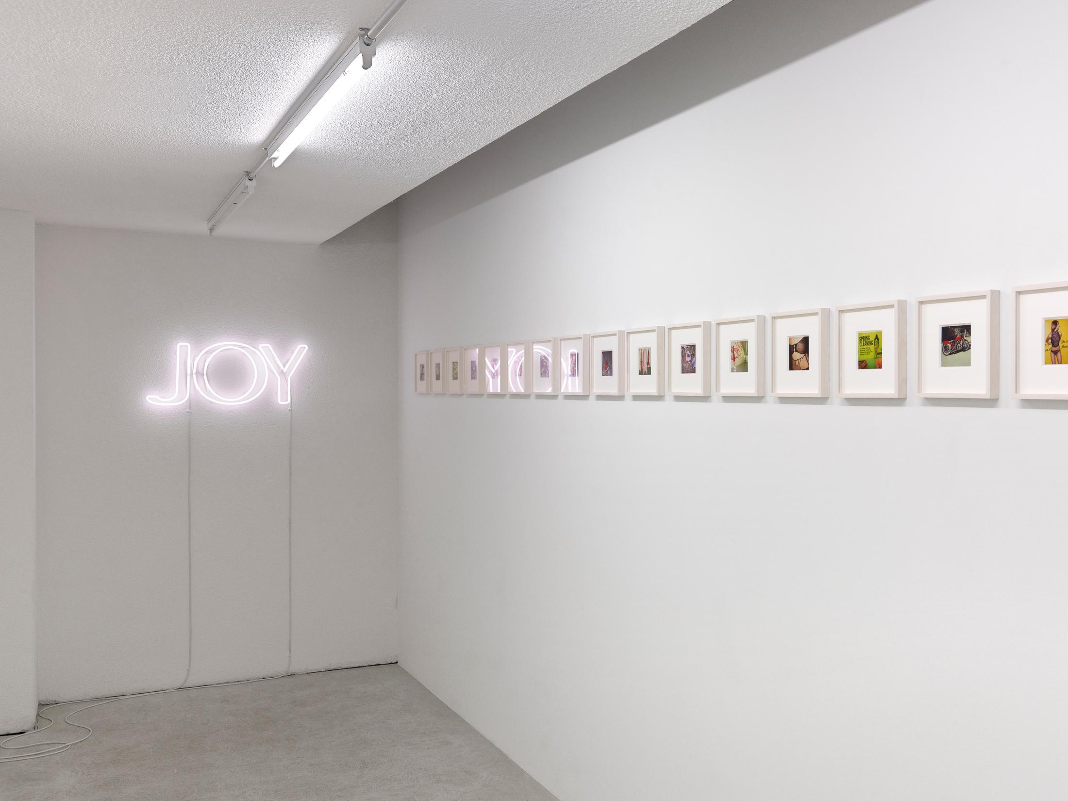 Exhibition View Sylvie Fleury Soloshow «JOY» at Karma International, Zurich, 2019 / Photo: Annik Wetter / Courtesy: the artist and Karma International