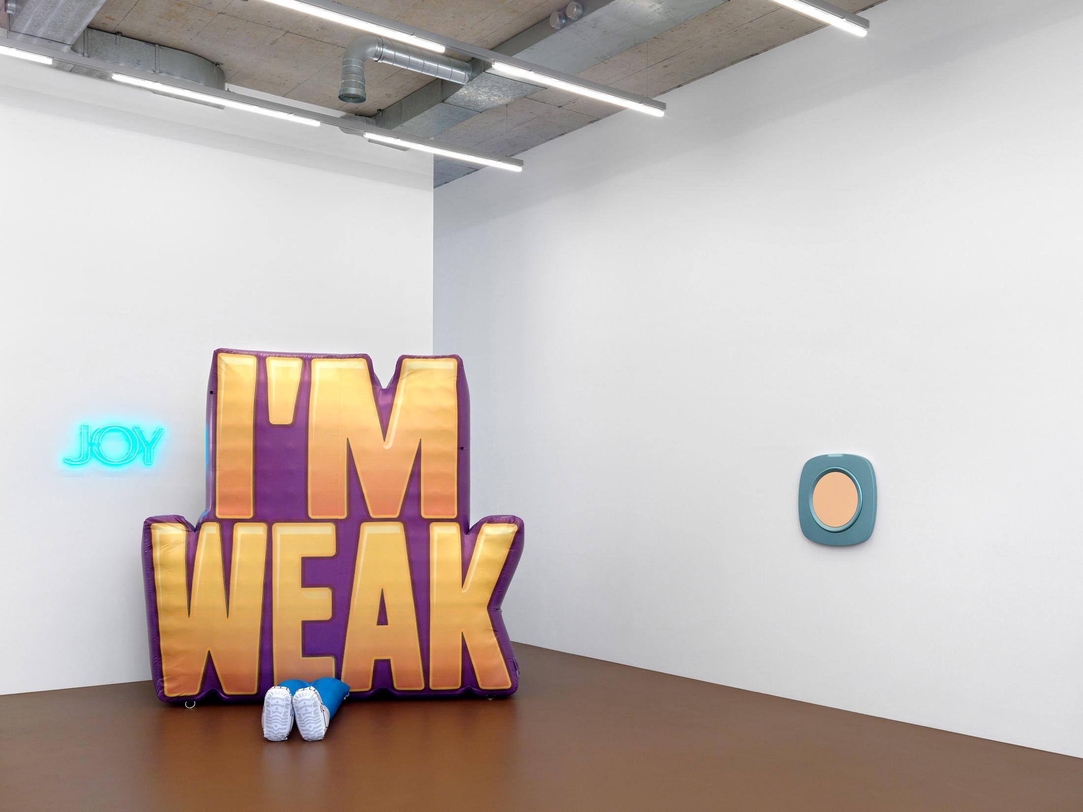 Exhibition View Sylvie Fleury Soloshow «JOY» at Karma International, Zurich, 2019 / Photo: Annik Wetter / Courtesy: the artist and Karma International