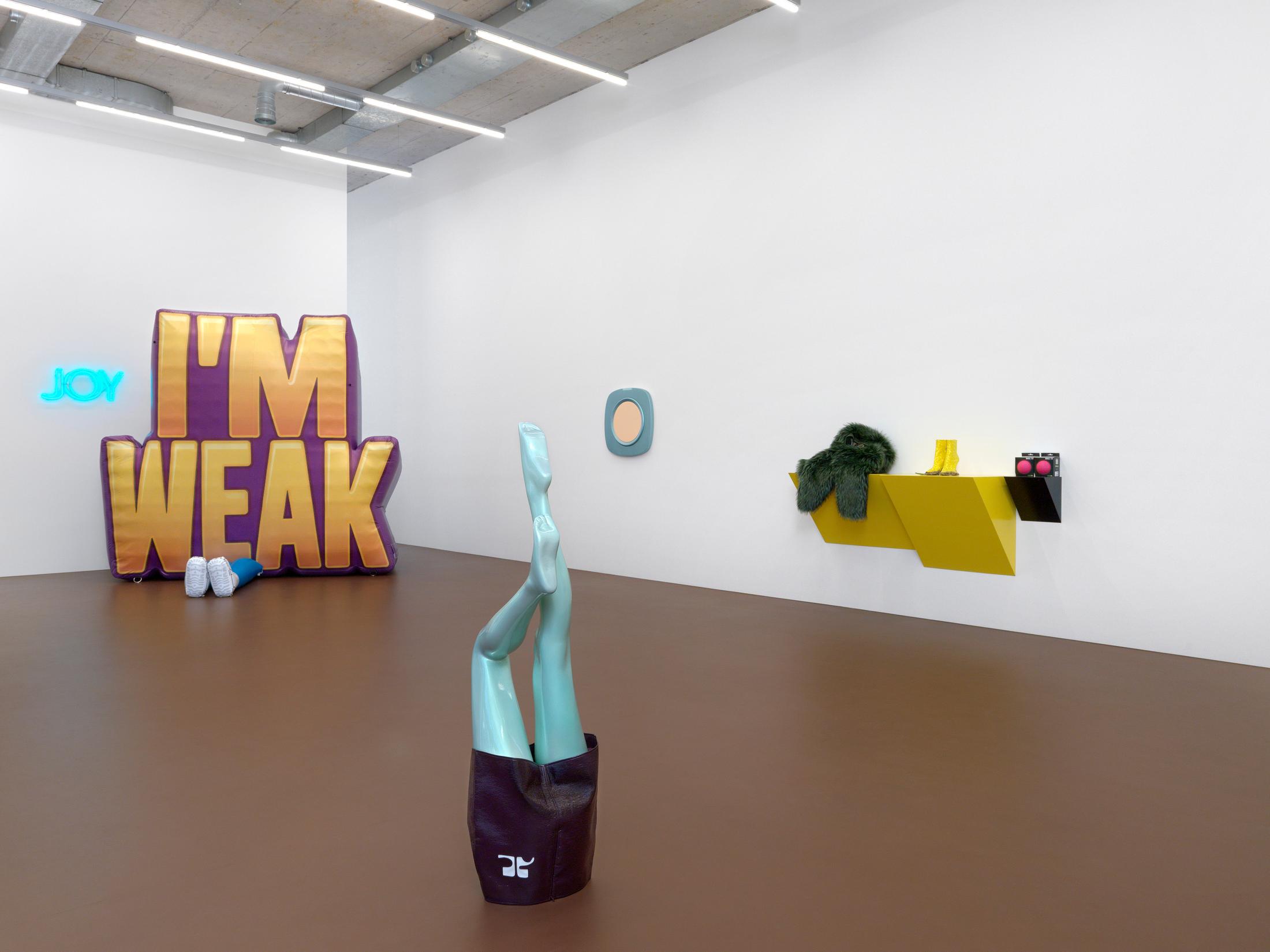 Exhibition View Sylvie Fleury Soloshow «JOY» at Karma International, Zurich, 2019 / Photo: Annik Wetter / Courtesy: the artist and Karma International