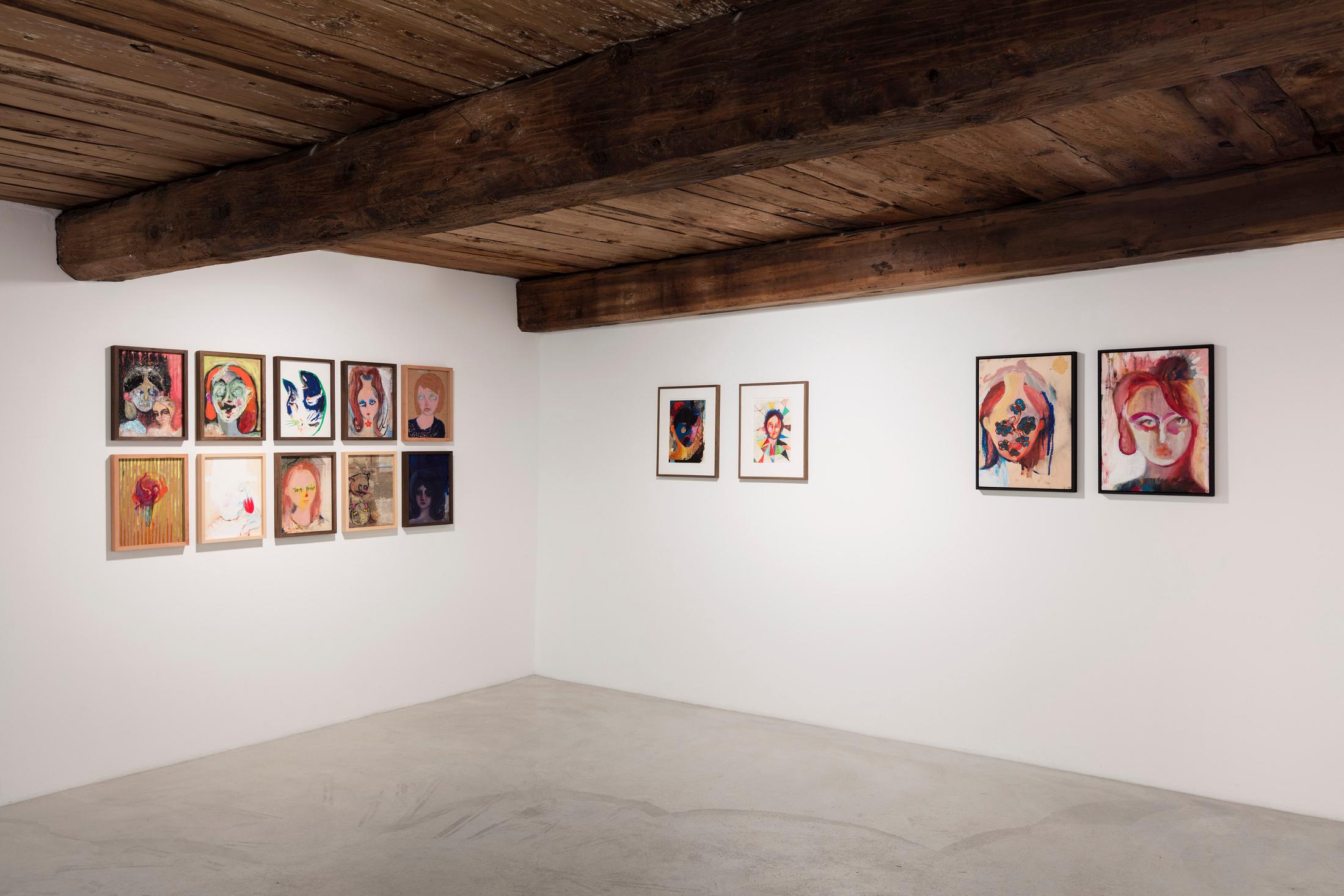 Exhibition View Tanja Roscic «Soloshow» at Galleria Monica de Cardenas, Zuoz / Courtesy: the artist and Monica de Cardenas