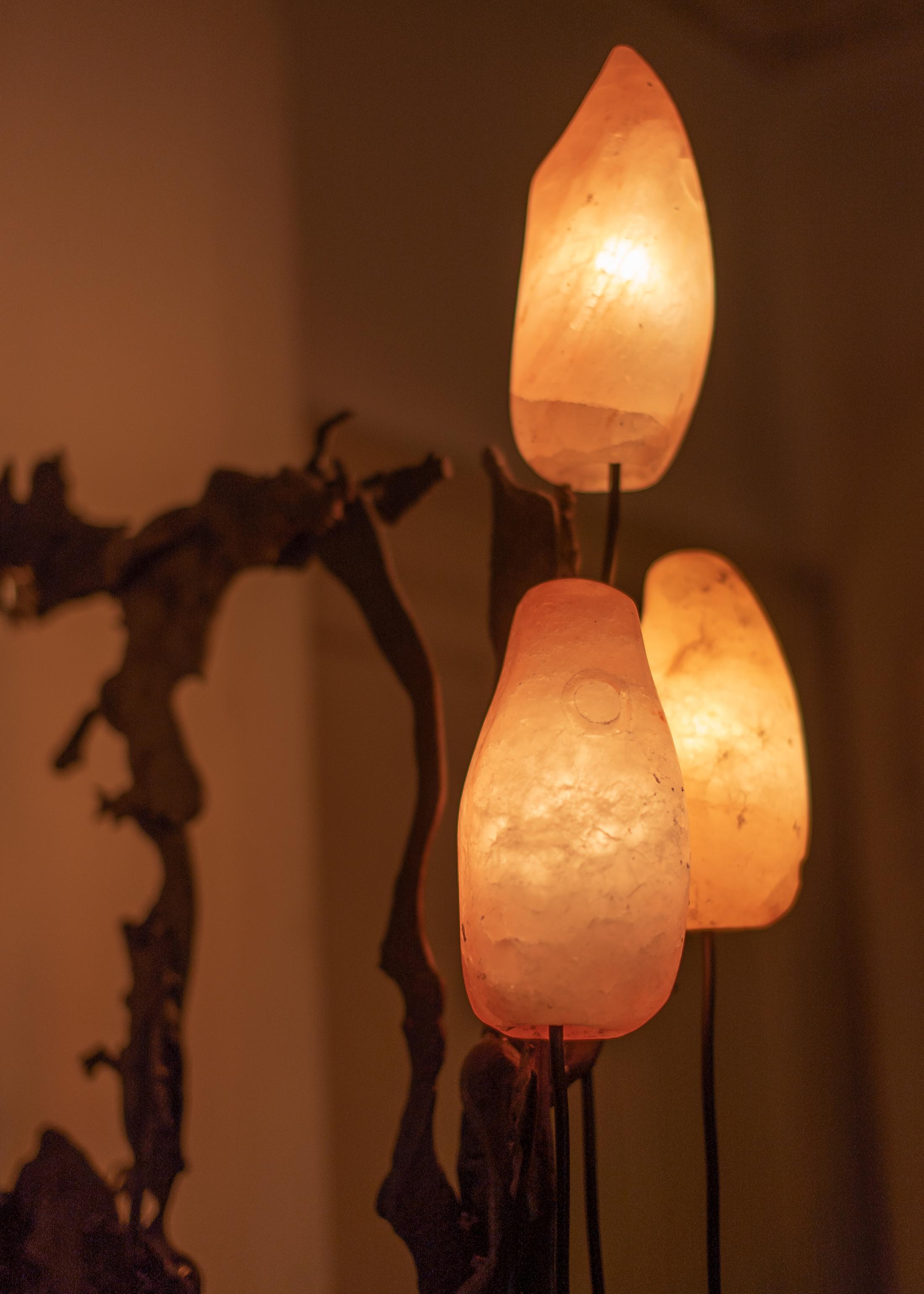 Exhibition View Group Show «TARANTULA; view on Jacopo Belloni, Paranoid Lamp, 2020, (detail)» at Sonnenstube, Lugano, 2020 / Courtesy: the artist and Sonnenstube