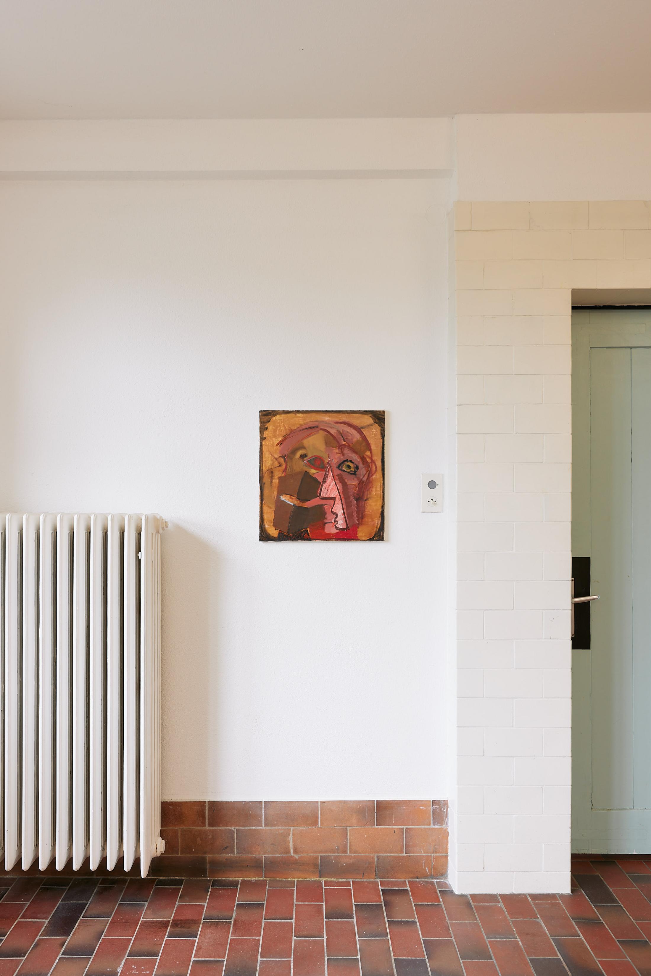 Exhibition View Tatjana Gerhard Solo Show «Schutzwall; view on Tatjana Gerhard, Gespräch, 2022» at Mayday, Basel, 2022 / Photo: Moritz Schermbach / Courtesy: the artist and Mayday