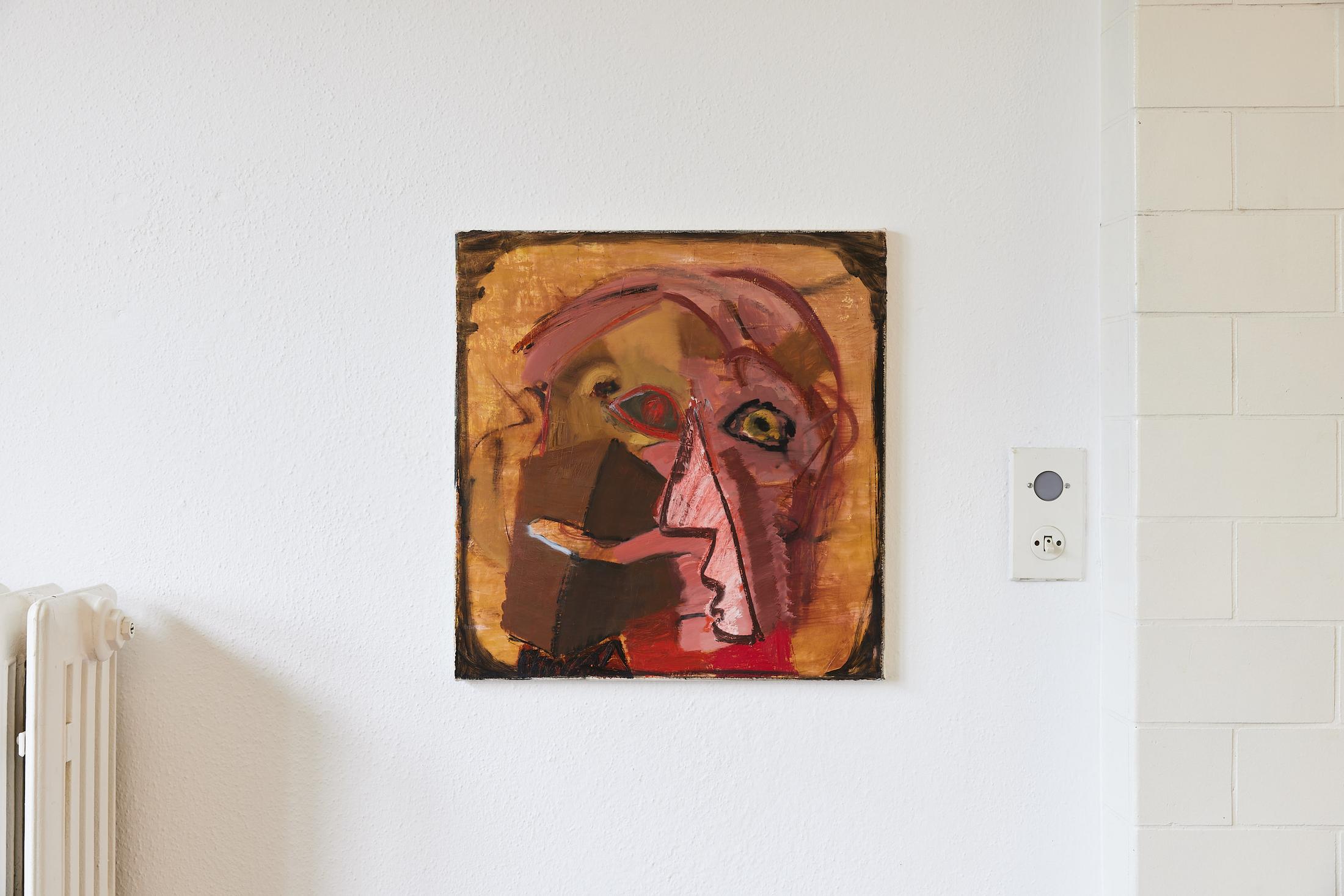 Exhibition View Tatjana Gerhard Solo Show «Schutzwall; view on Tatjana Gerhard, Gespräch, 2022» at Mayday, Basel, 2022 / Photo: Moritz Schermbach / Courtesy: the artist and Mayday