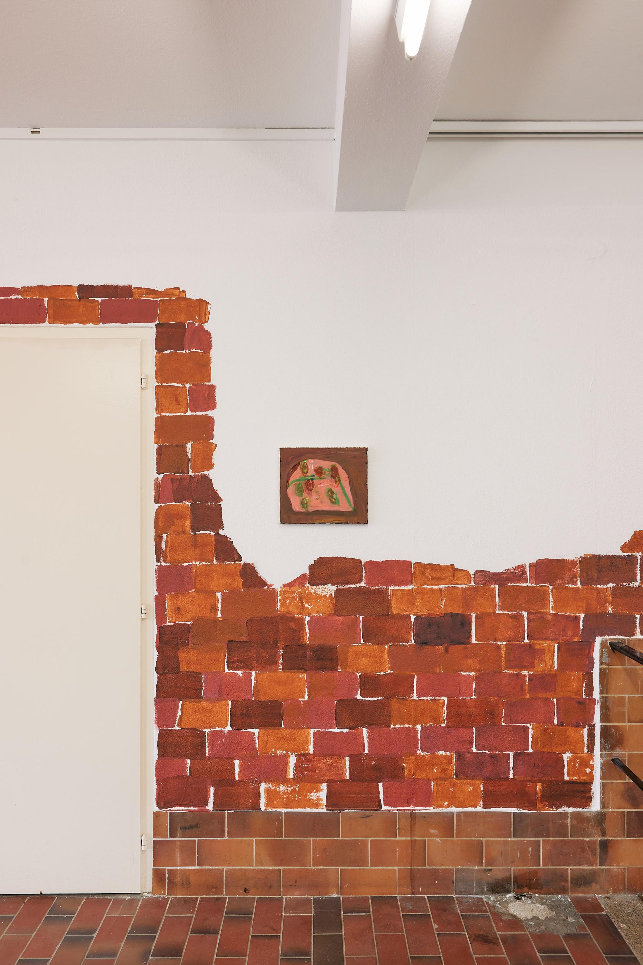 Exhibition View Tatjana Gerhard Solo Show «Schutzwall» at Mayday, Basel, 2022 / Photo: Moritz Schermbach / Courtesy: the artist and Mayday