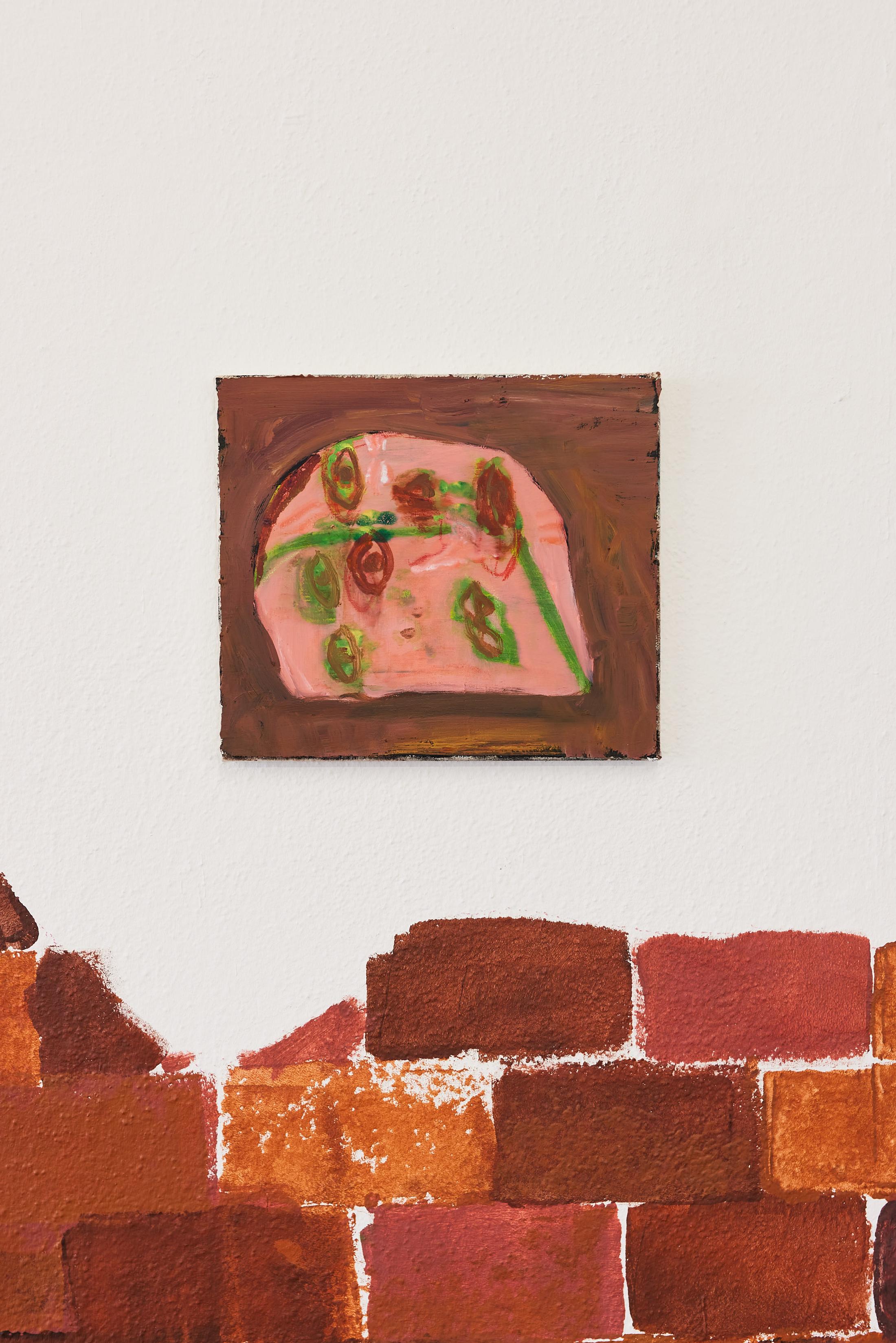 Exhibition View Tatjana Gerhard Solo Show «Schutzwall; view on Tatjana Gerhard, Darunter, 2022» at Mayday, Basel, 2022 / Photo: Moritz Schermbach / Courtesy: the artist and Mayday