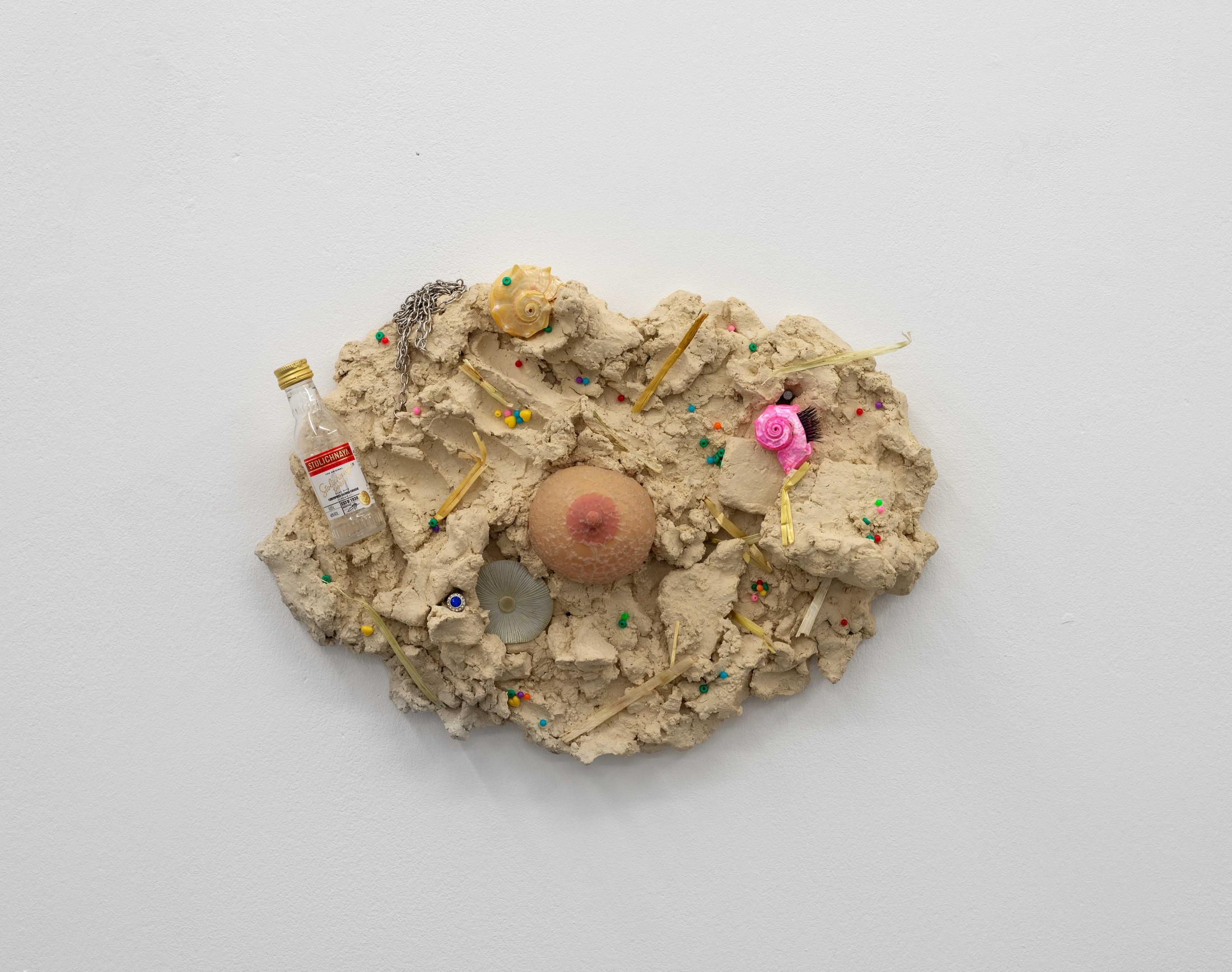 Exhibition View Groupshow «TGC – curated by XYZ Collective; Sveta Mordovskaya, I love tit!, 2020» at Weiss Falk, Basel, 2020 / Photo: Flavio Karrer / Courtesy: the artists and Weiss Falk