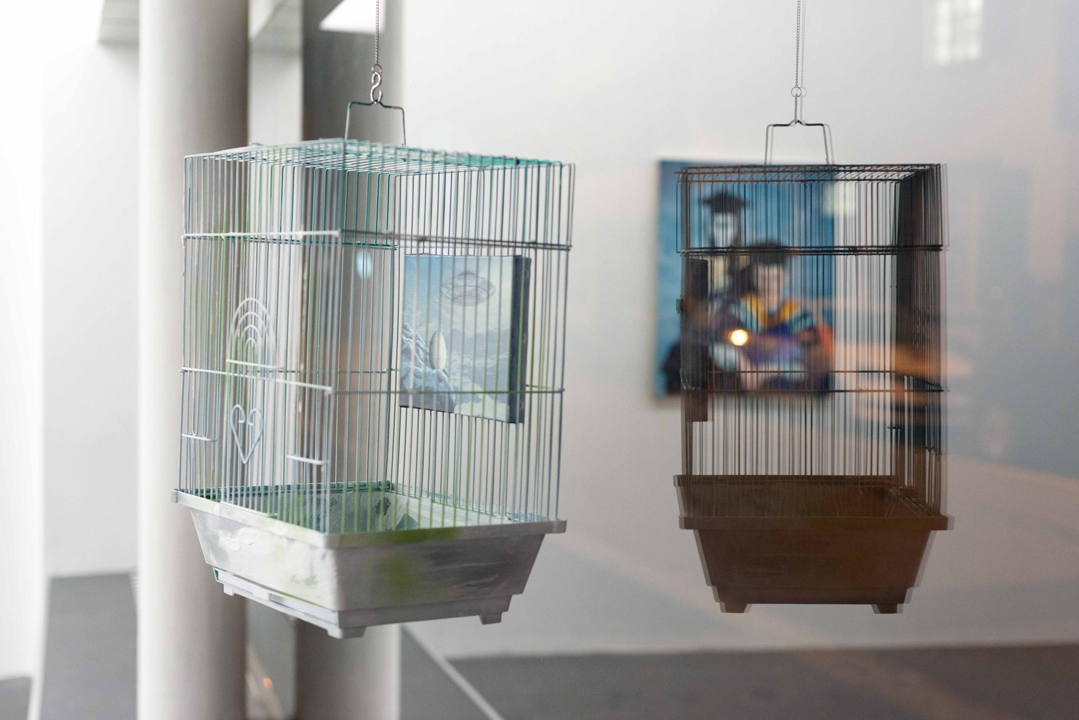 Exhibition View Groupshow «TGC – curated by XYZ Collective» at Weiss Falk, Basel, 2020 / Photo: Flavio Karrer / Courtesy: the artists and Weiss Falk