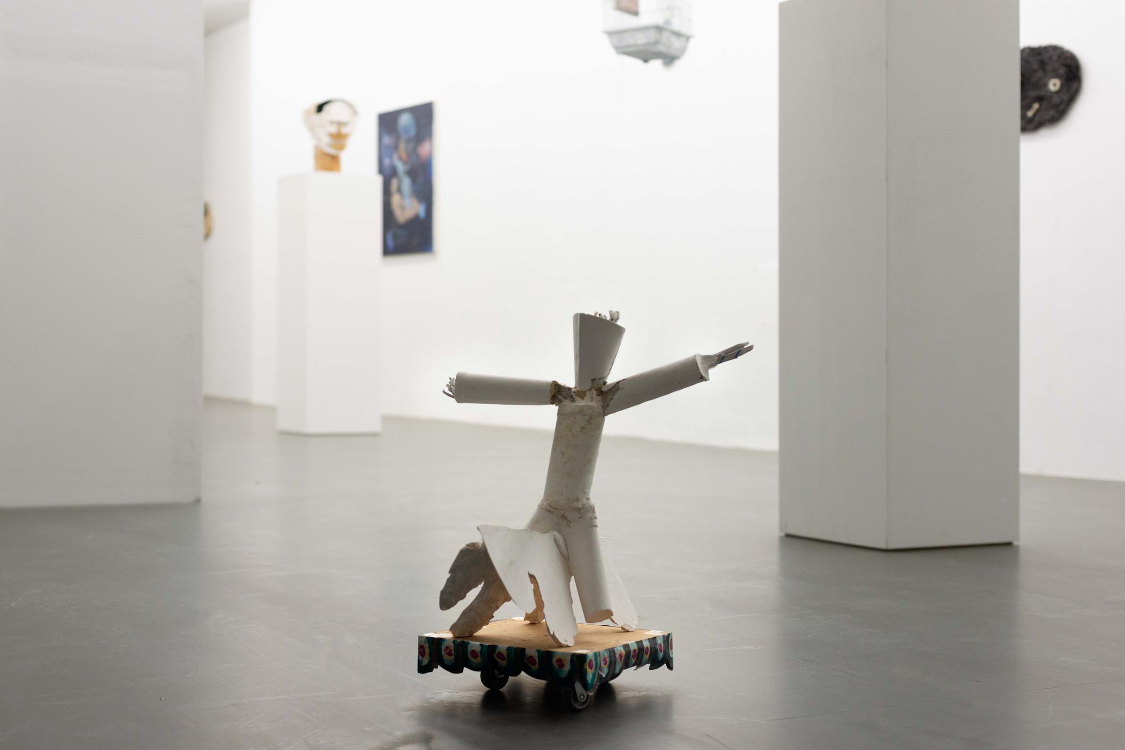 Exhibition View Groupshow «TGC – curated by XYZ Collective» at Weiss Falk, Basel, 2020 / Photo: Flavio Karrer / Courtesy: the artists and Weiss Falk