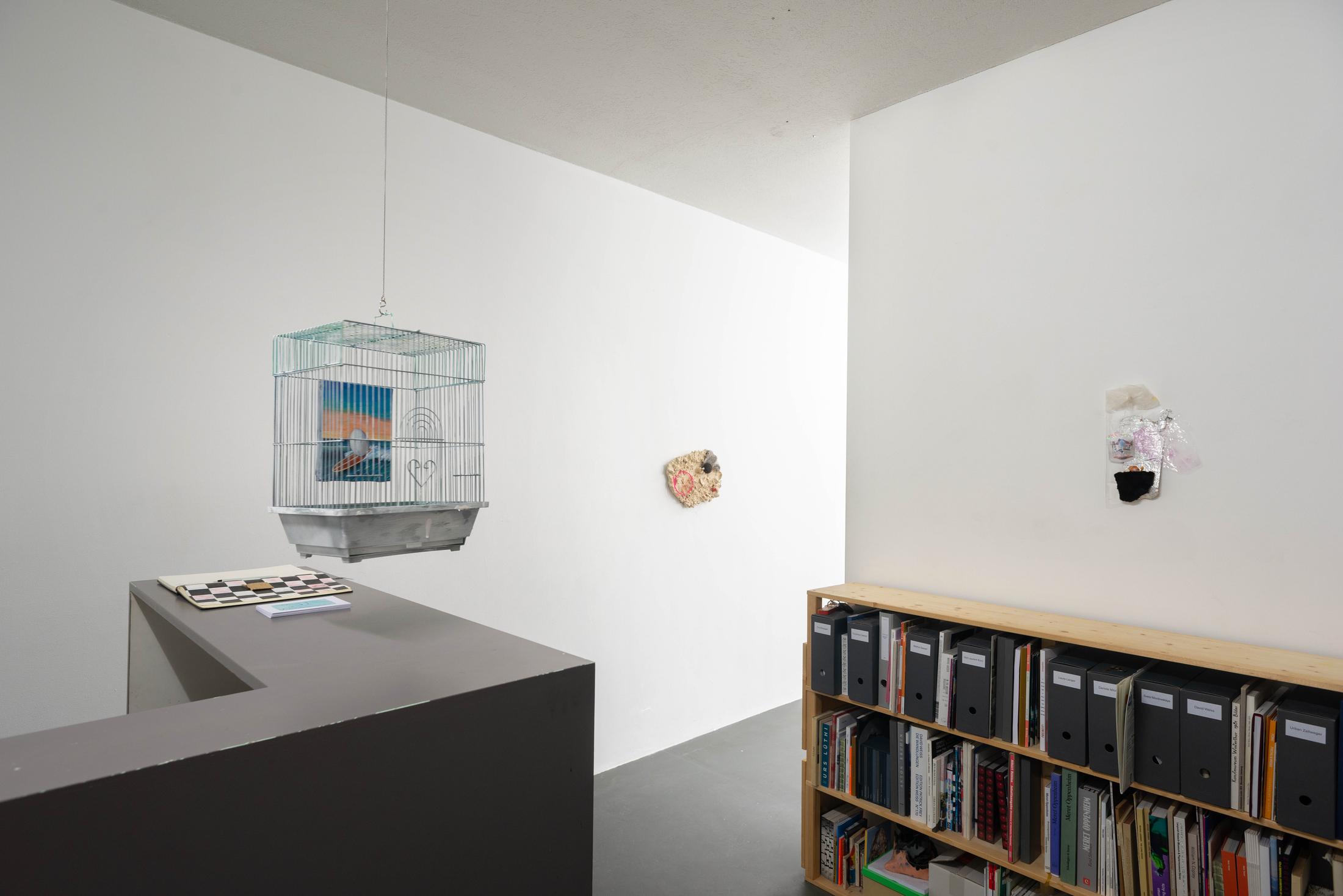 Exhibition View Groupshow «TGC – curated by XYZ Collective» at Weiss Falk, Basel, 2020 / Photo: Flavio Karrer / Courtesy: the artists and Weiss Falk