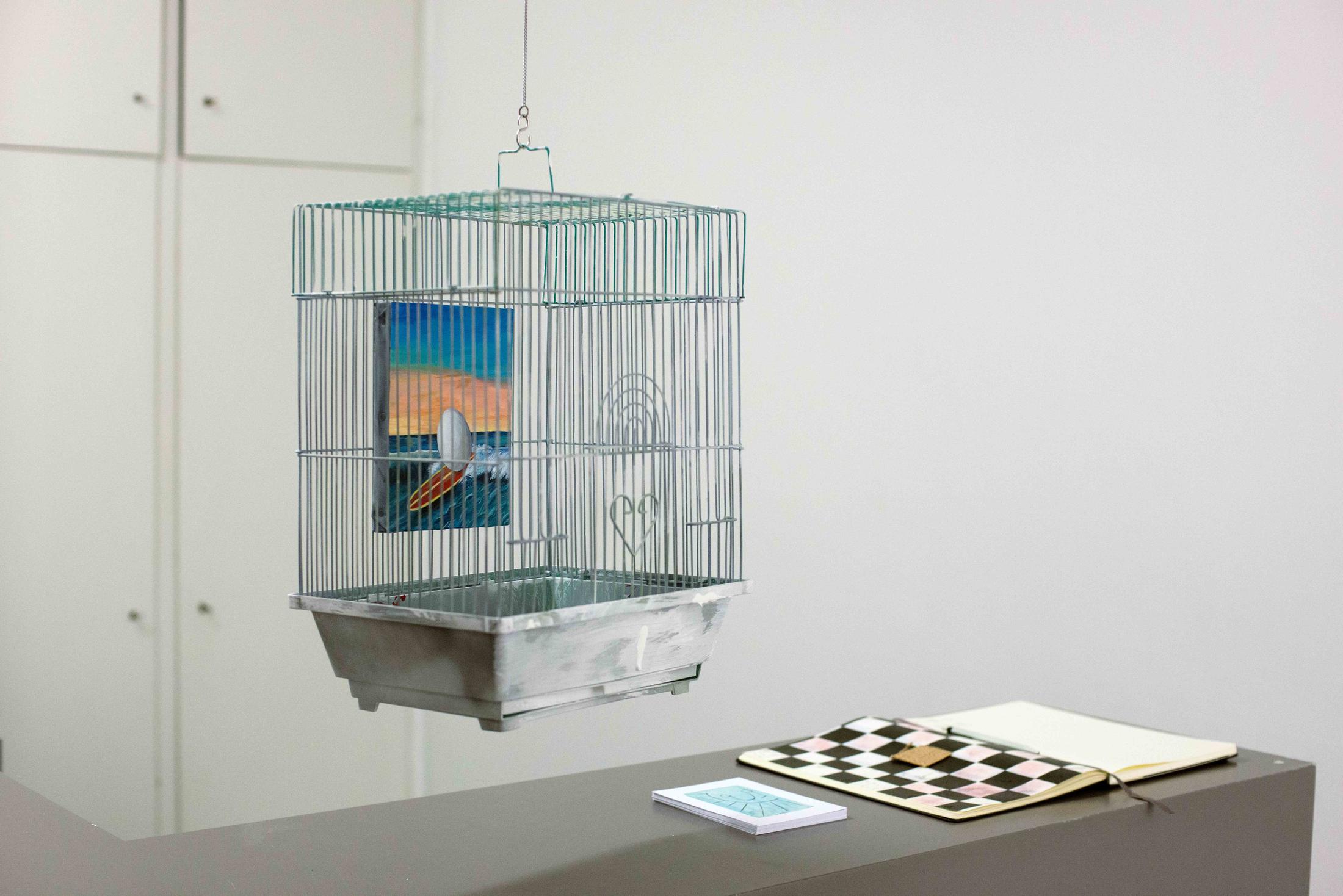 Exhibition View Groupshow «TGC – curated by XYZ Collective» at Weiss Falk, Basel, 2020 / Photo: Flavio Karrer / Courtesy: the artists and Weiss Falk