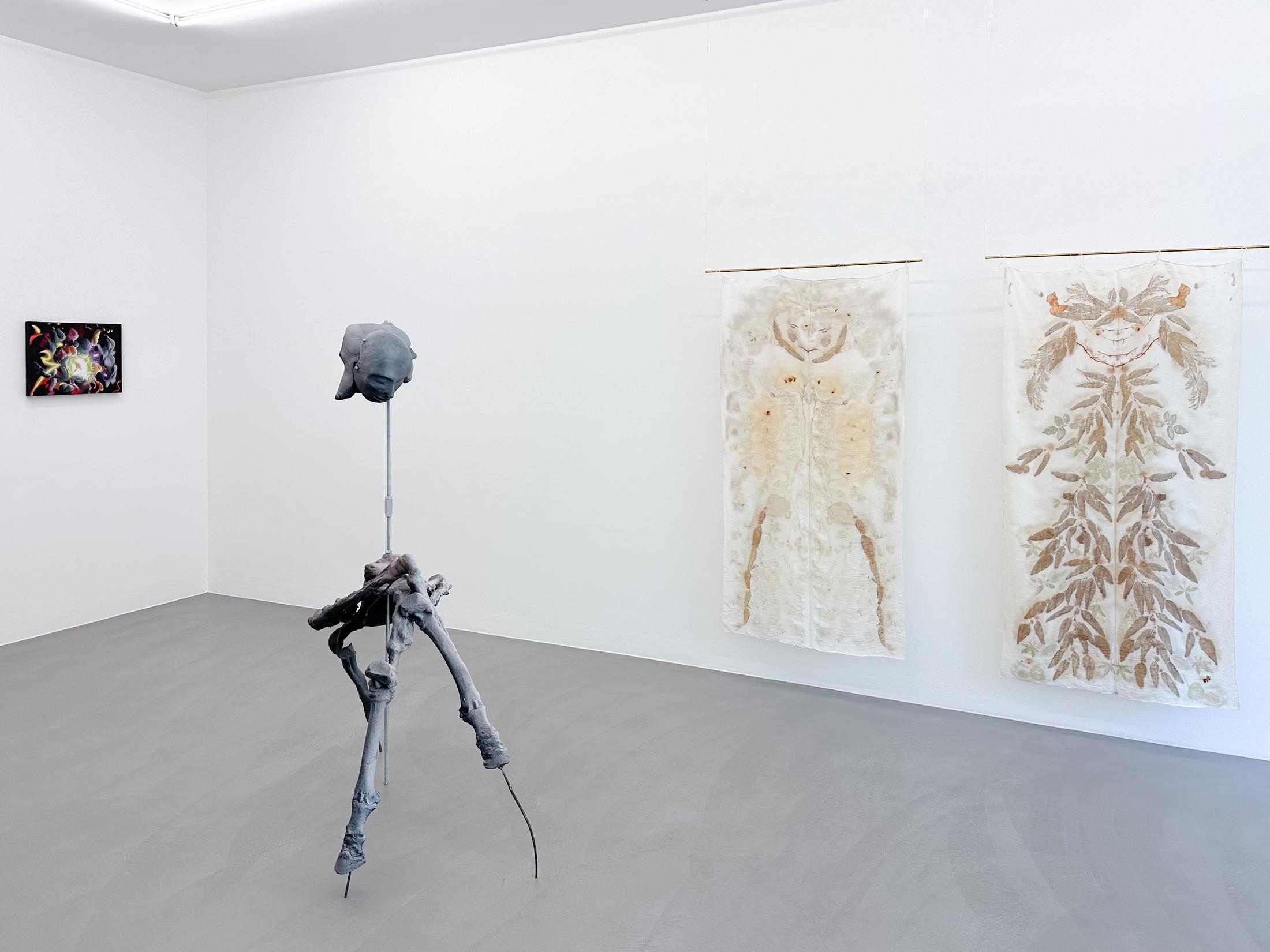 Exhibition View Group Show «The Chimera Complex» at Mai 36, Zurich, 2023 / Photo: Céline Hess / Courtesy: the artists and Mai 36