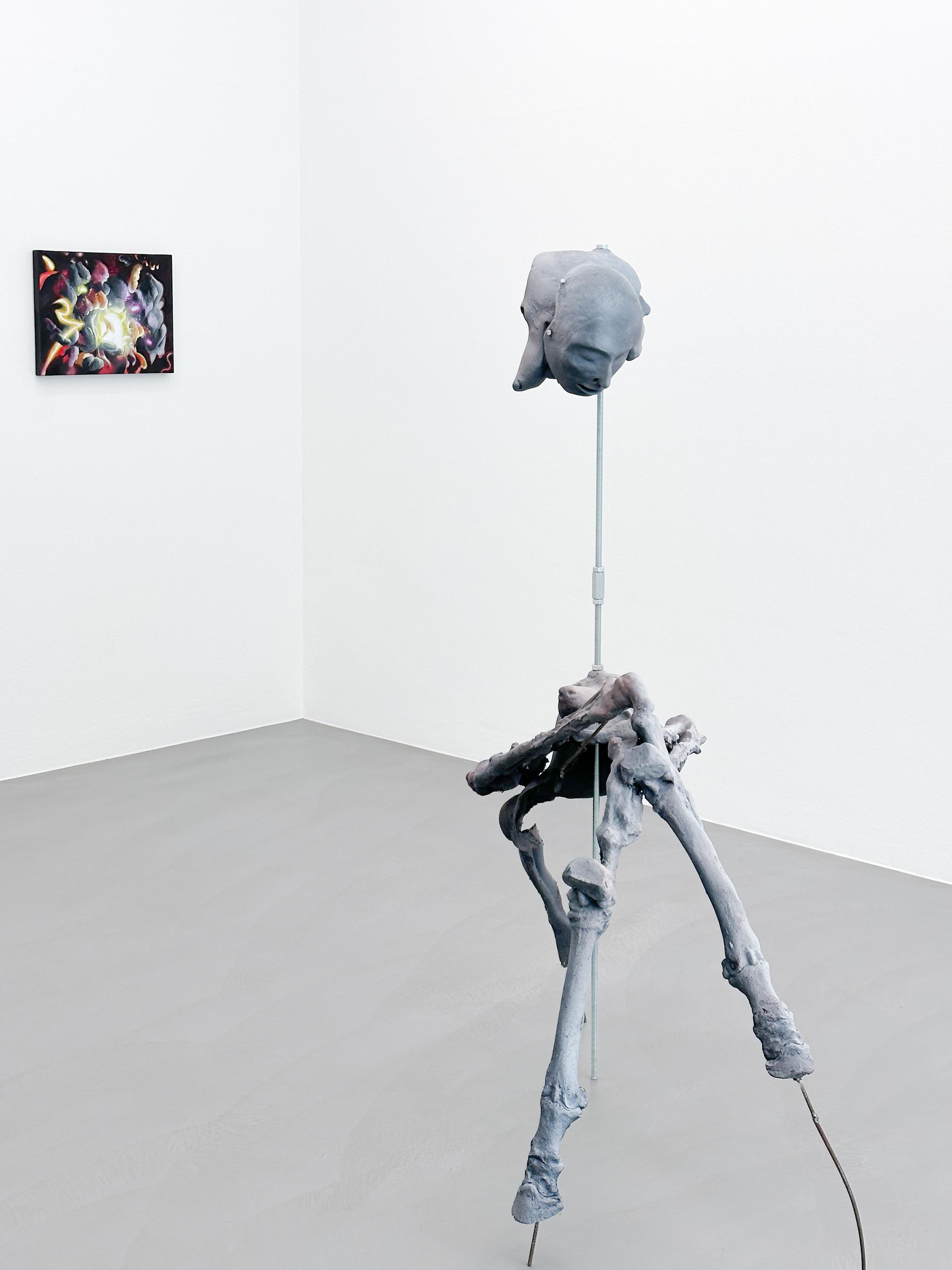 Exhibition View Group Show «The Chimera Complex» at Mai 36, Zurich, 2023 / Photo: Céline Hess / Courtesy: the artists and Mai 36