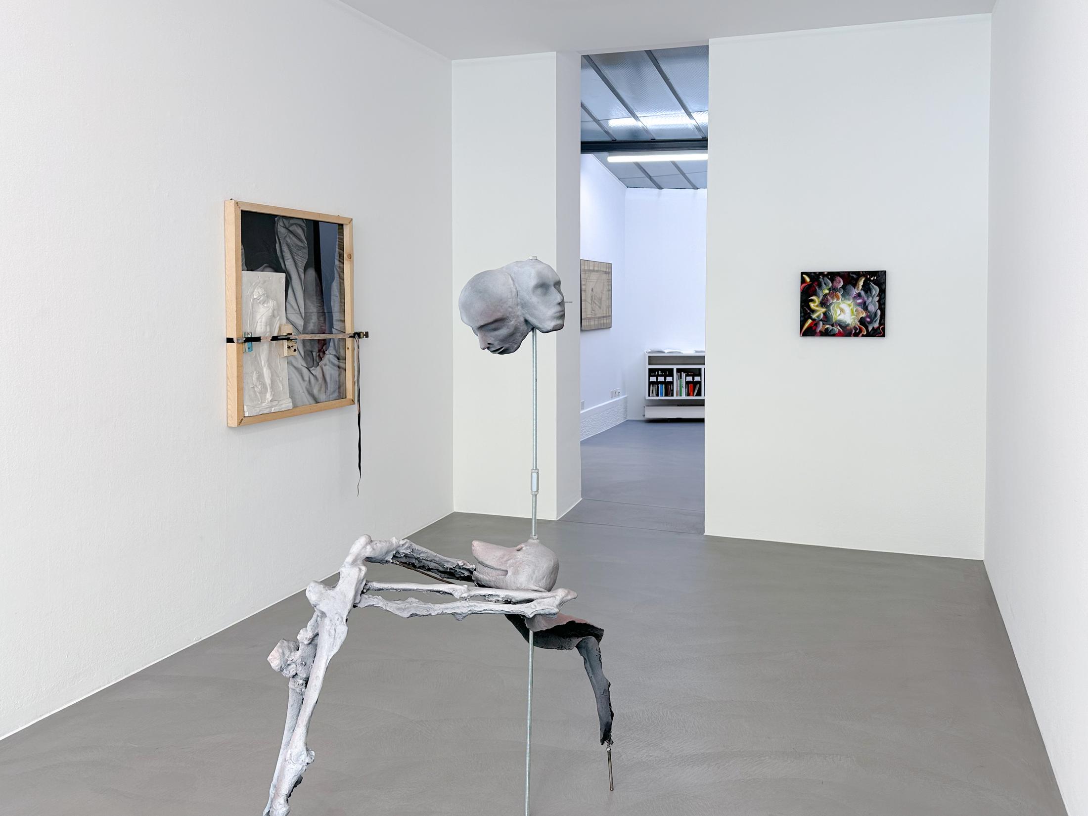Exhibition View Group Show «The Chimera Complex» at Mai 36, Zurich, 2023 / Photo: Céline Hess / Courtesy: the artists and Mai 36