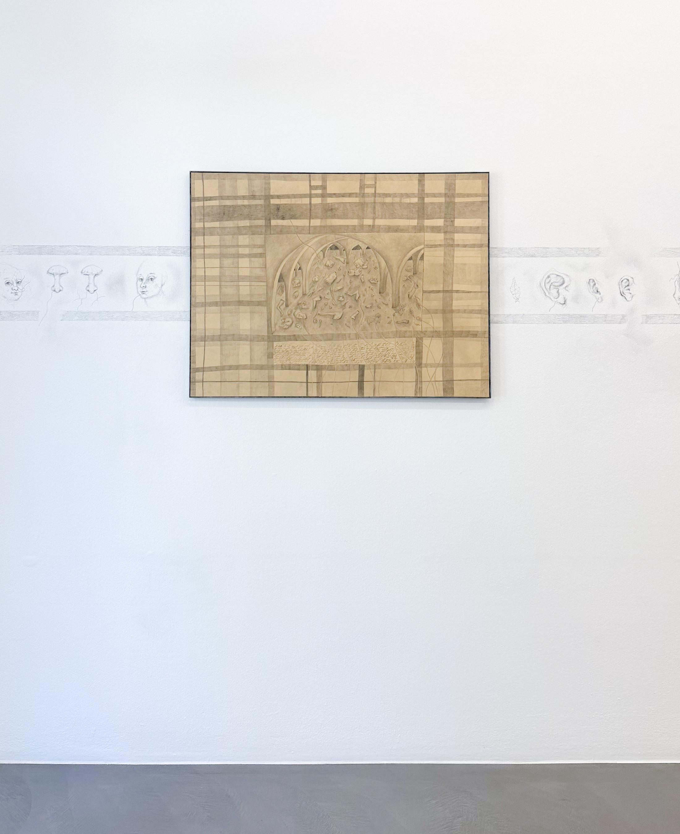 Exhibition View Group Show «The Chimera Complex» at Mai 36, Zurich, 2023 / Photo: Céline Hess / Courtesy: the artists and Mai 36