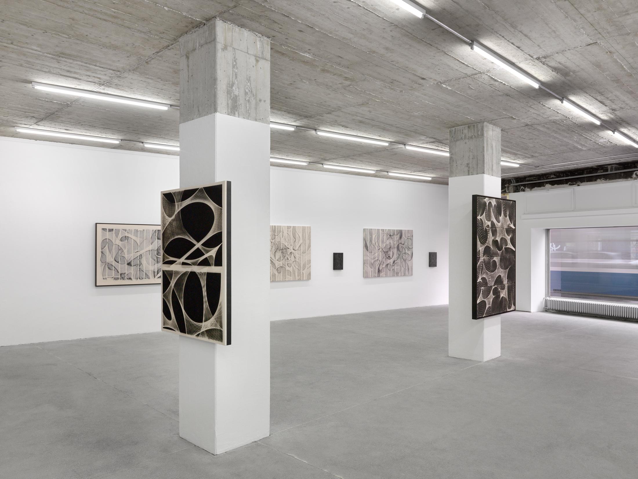 Exhibition View Martín Soto Climént  Solo Show «The Phantom's Shadow» at Karma International, Zurich, 2022 / Photo: Annik Wetter / Courtesy: the artist and Karma International