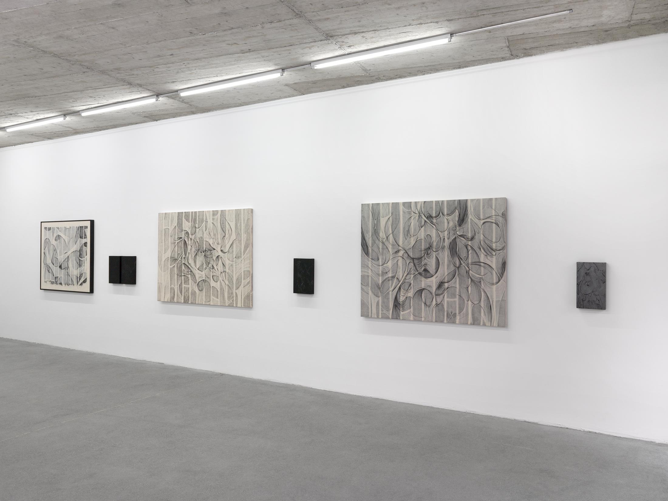 Exhibition View Martín Soto Climént  Solo Show «The Phantom's Shadow» at Karma International, Zurich, 2022 / Photo: Annik Wetter / Courtesy: the artist and Karma International