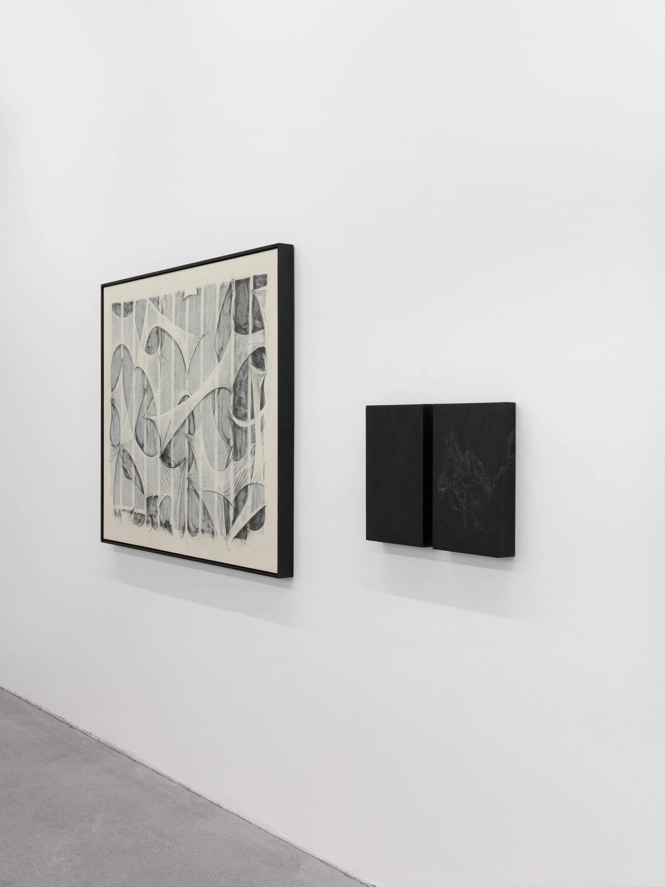 Exhibition View Martín Soto Climént  Solo Show «The Phantom's Shadow» at Karma International, Zurich, 2022 / Photo: Annik Wetter / Courtesy: the artist and Karma International