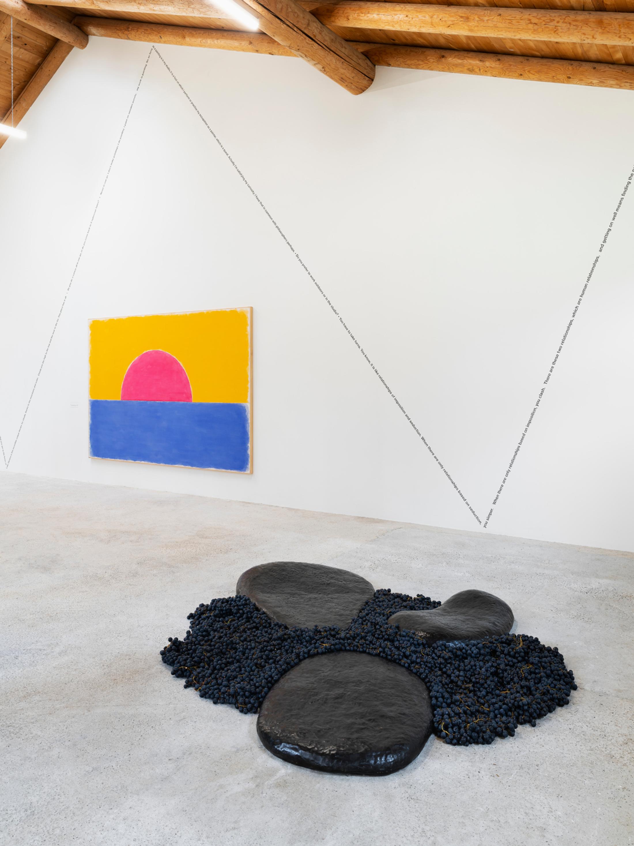 Exhibition View Group Show «This Morning, in the Sweet Torpor of the Great Forest, is Like Every Morning in the World» at Country SALTS, Bennwil, 2020 / Photo: Gunnar Meier / Courtesy: the artists and Country SALTS