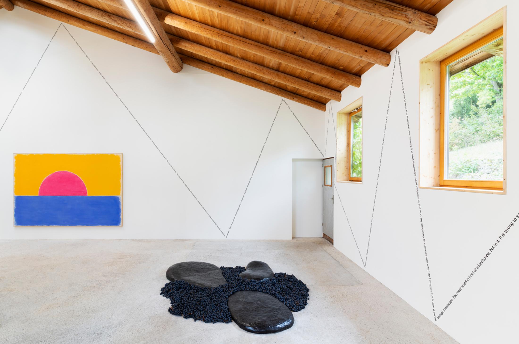 Exhibition View Group Show «This Morning, in the Sweet Torpor of the Great Forest, is Like Every Morning in the World» at Country SALTS, Bennwil, 2020 / Photo: Gunnar Meier / Courtesy: the artists and Country SALTS