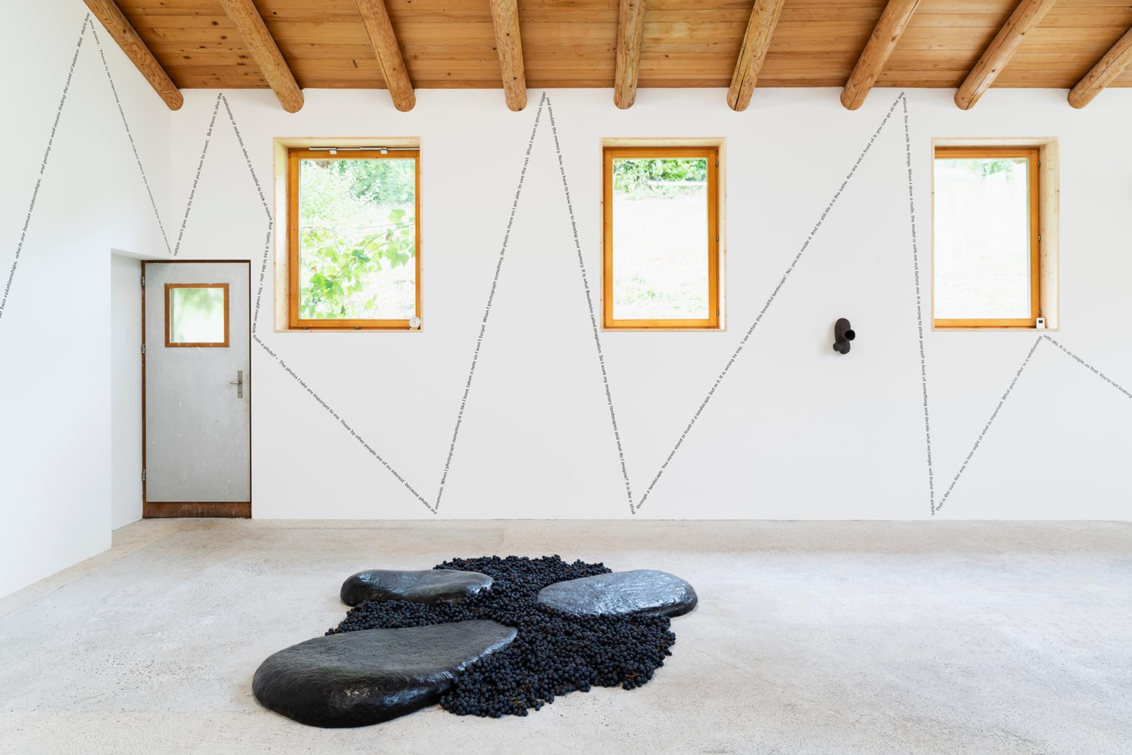 Exhibition View Group Show «This Morning, in the Sweet Torpor of the Great Forest, is Like Every Morning in the World» at Country SALTS, Bennwil, 2020 / Photo: Gunnar Meier / Courtesy: the artists and Country SALTS