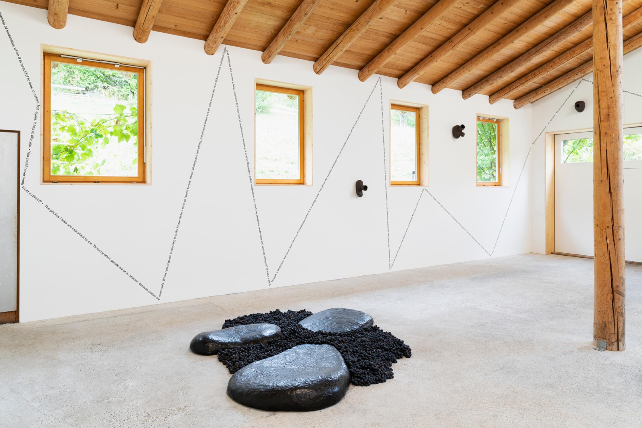 Exhibition View Group Show «This Morning, in the Sweet Torpor of the Great Forest, is Like Every Morning in the World» at Country SALTS, Bennwil, 2020 / Photo: Gunnar Meier / Courtesy: the artists and Country SALTS