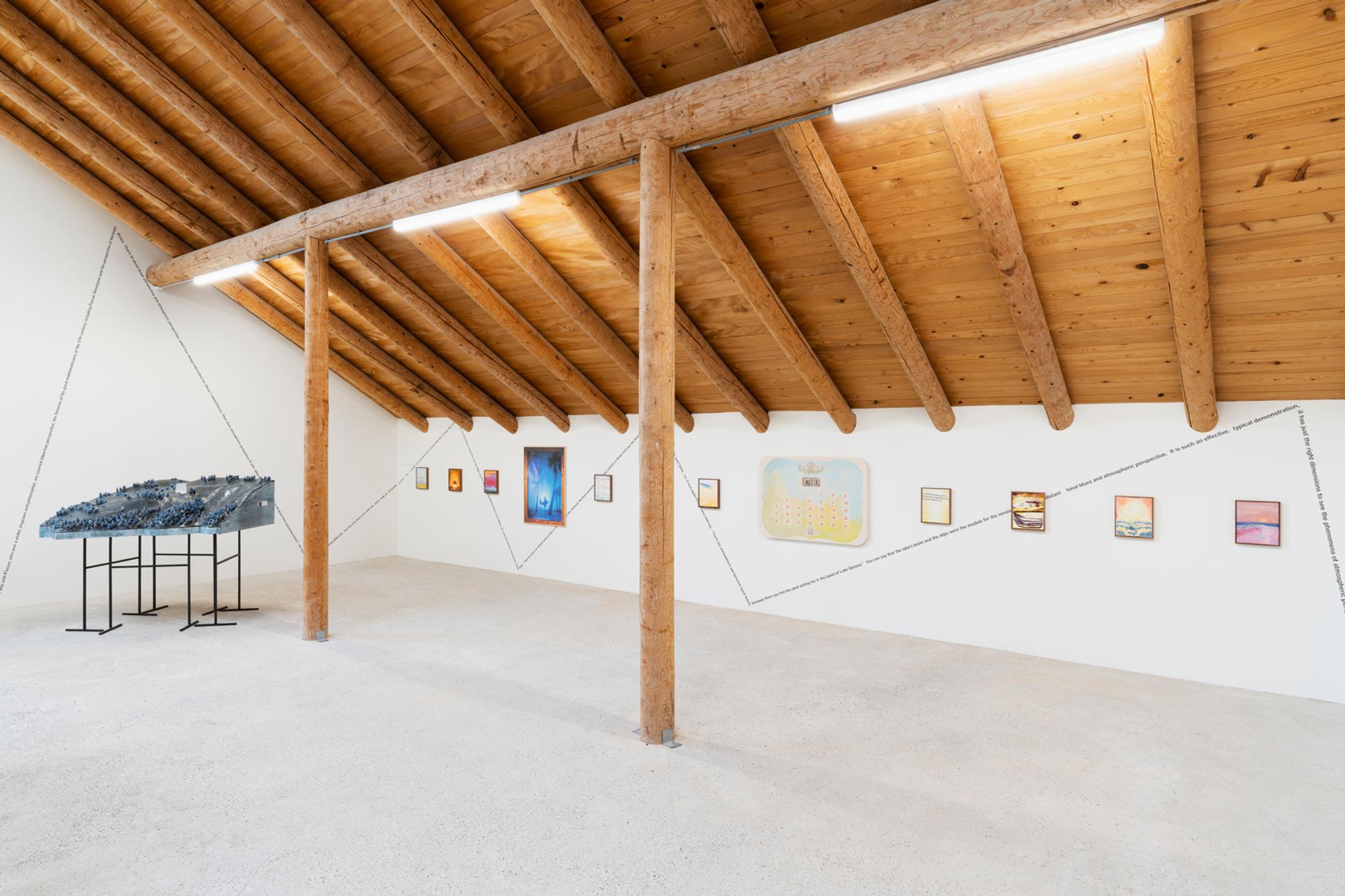 Exhibition View Group Show «This Morning, in the Sweet Torpor of the Great Forest, is Like Every Morning in the World» at Country SALTS, Bennwil, 2020 / Photo: Gunnar Meier / Courtesy: the artists and Country SALTS