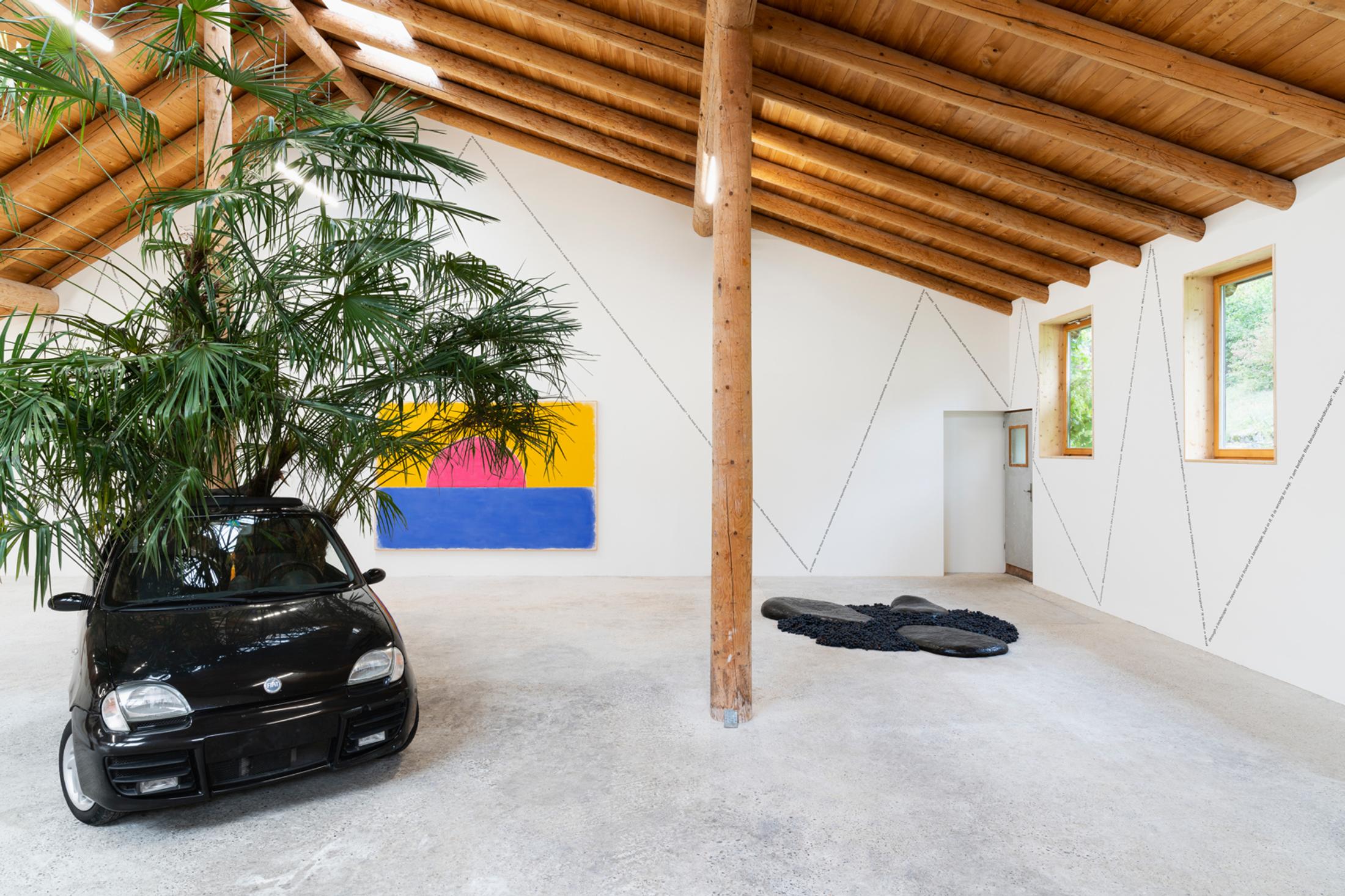 Exhibition View Group Show «This Morning, in the Sweet Torpor of the Great Forest, is Like Every Morning in the World» at Country SALTS, Bennwil, 2020 / Photo: Gunnar Meier / Courtesy: the artists and Country SALTS
