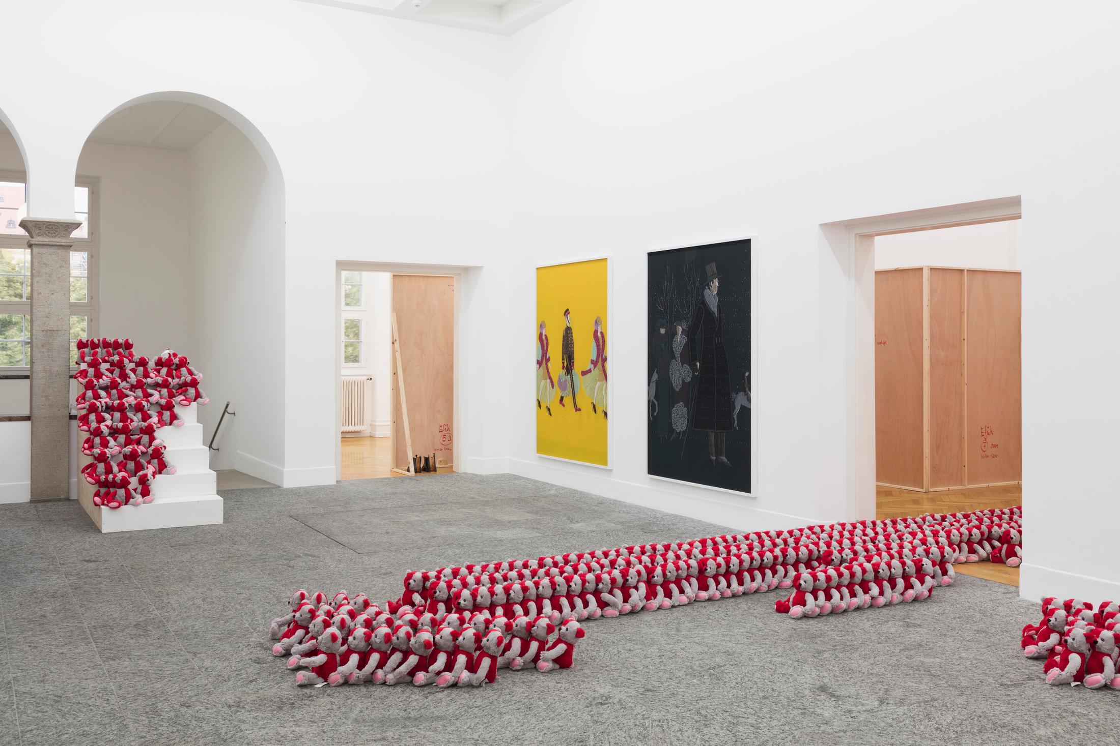 Exhibition View Tobias Kaspar «Independence» at Kunsthalle Bern, 2018 / Photo: Gunnar Meier / Courtesy: the artist and Kunsthalle Bern