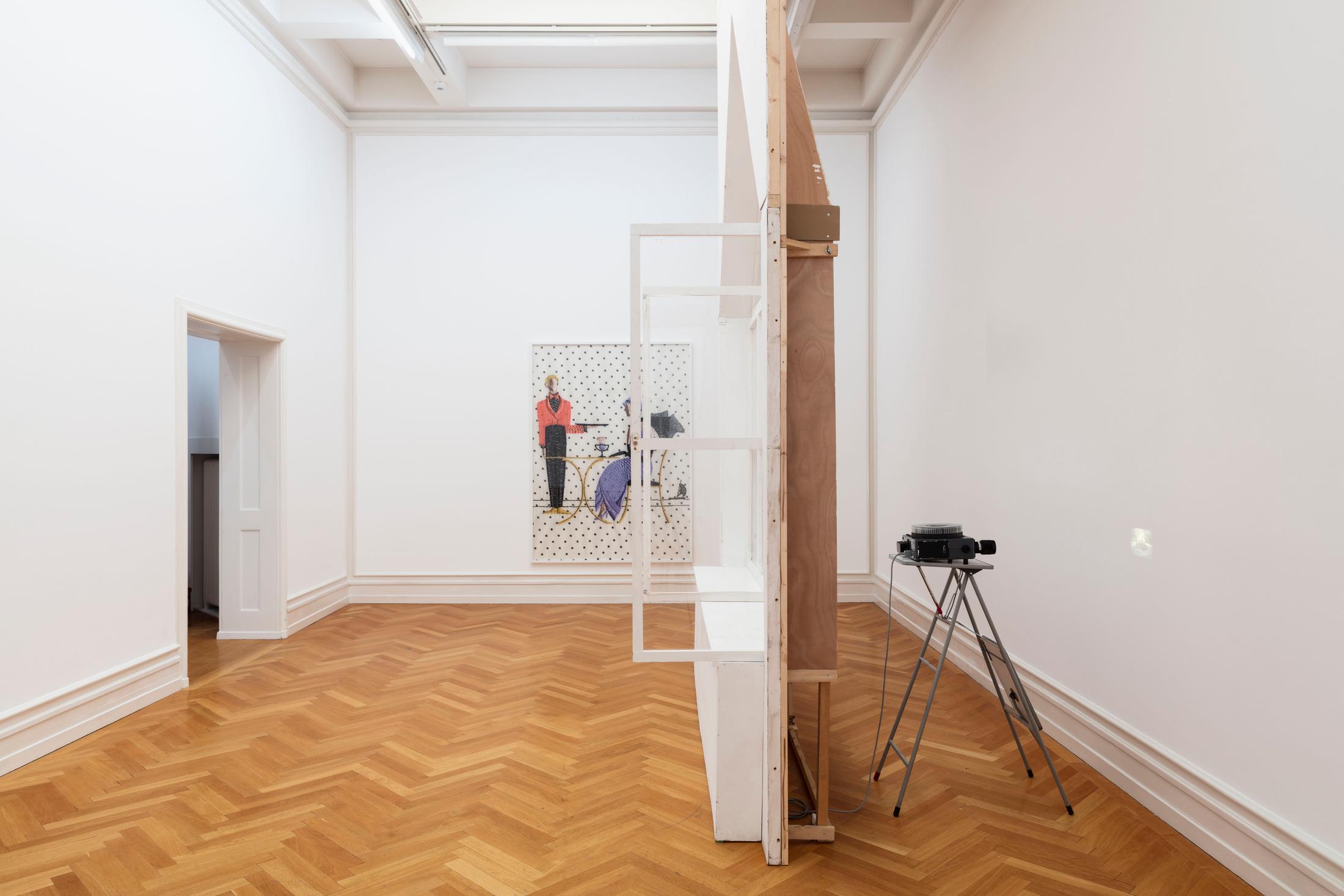 Exhibition View Tobias Kaspar «Independence» at Kunsthalle Bern, 2018 / Photo: Gunnar Meier / Courtesy: the artist and Kunsthalle Bern