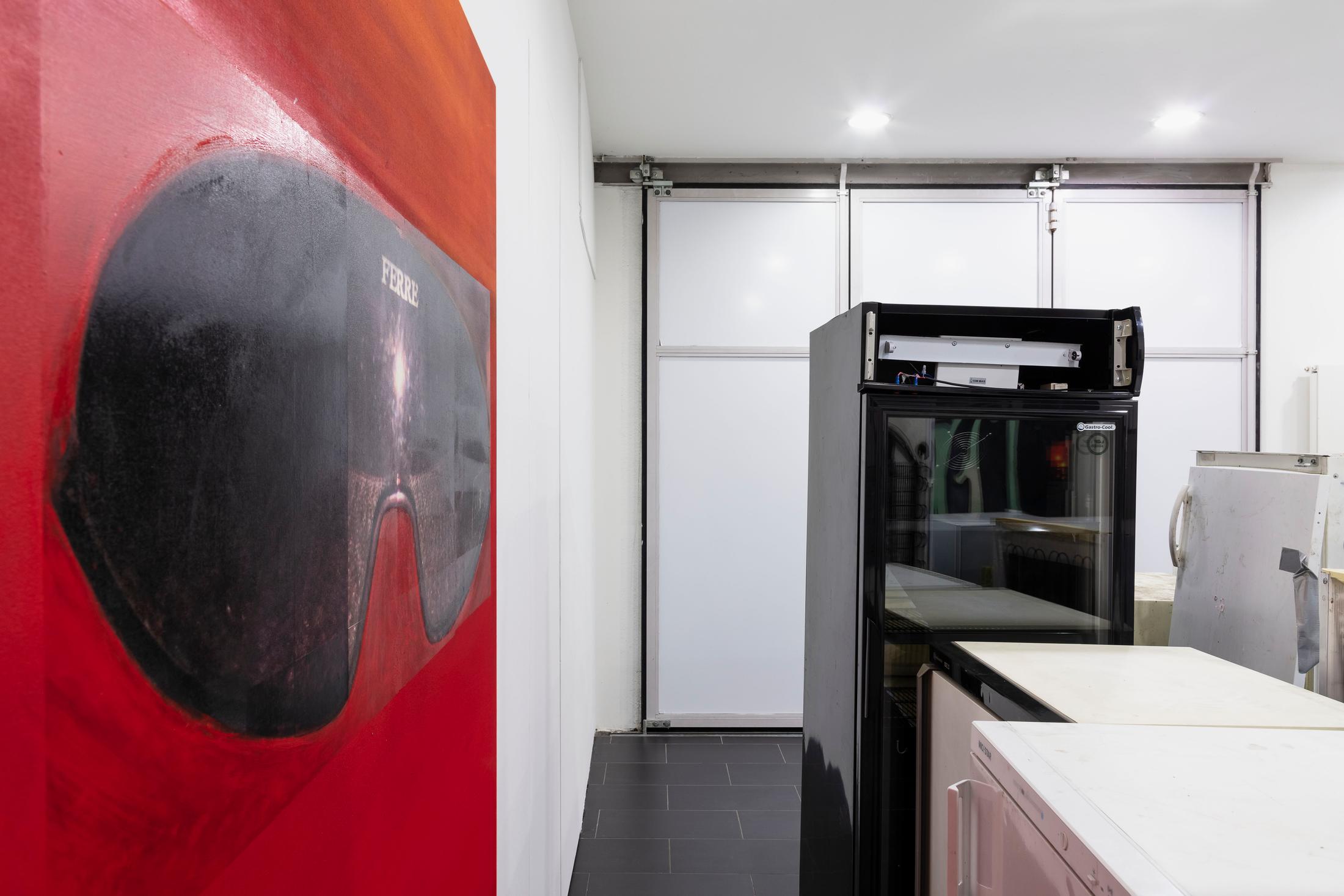 Exhibition View Tobias Spichtig Soloshow «Fridges & Mind Again» at SALTS Birsfelden, Basel, 2019 / Photo: Gunnar Meier / Courtesy: the artist and SALTS Birsfelden