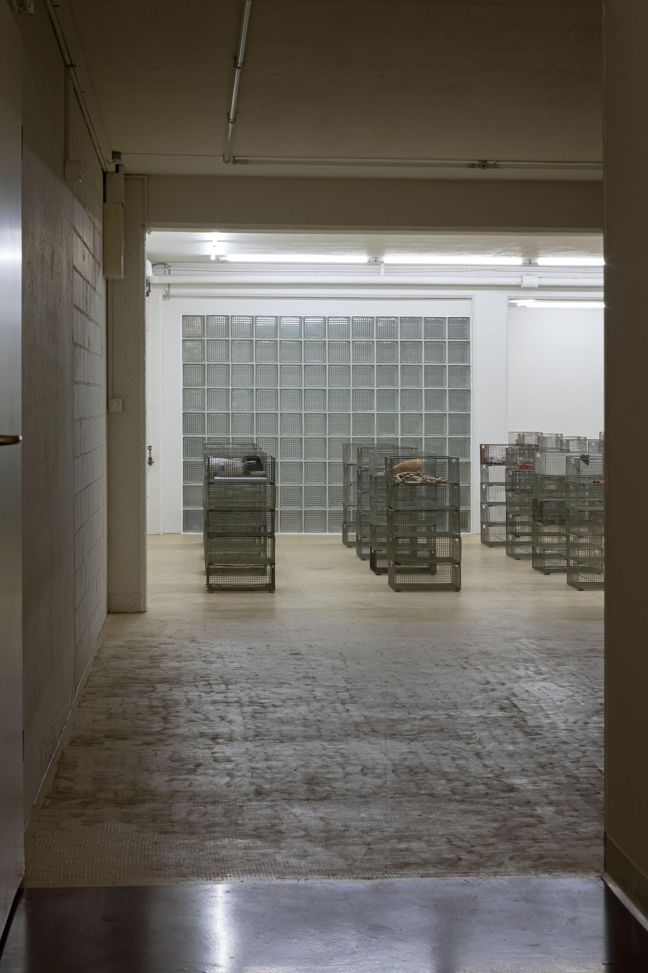 Exhibition View Group Show «true grid irl» at unanimous consent, Zurich-Oerlikon, 2020 / Photo: Michal Florence Schorro / Courtesy: the artists and unanimous consent