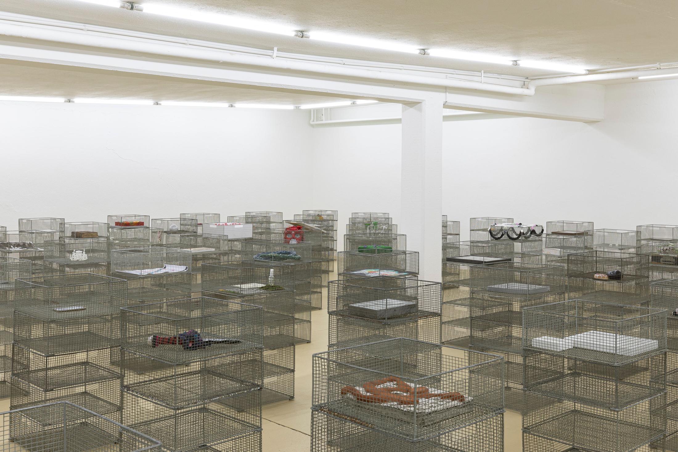 Exhibition View Group Show «true grid irl» at unanimous consent, Zurich-Oerlikon, 2020 / Photo: Michal Florence Schorro / Courtesy: the artists and unanimous consent