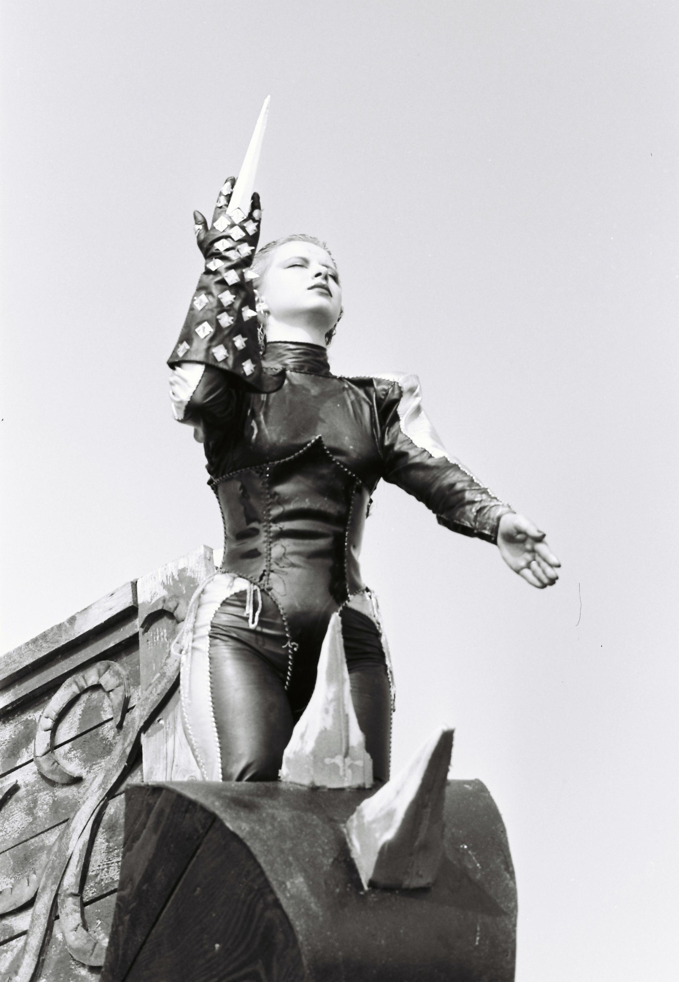 Exhibition View Ulrike Ottinger Soloshow «Madame X. Eine absolute Herrscherin; view on Madame X - Eine absolute Herrscherin, 1977» at Kirchgasse, Steckborn, 2019 / Courtesy: the artist