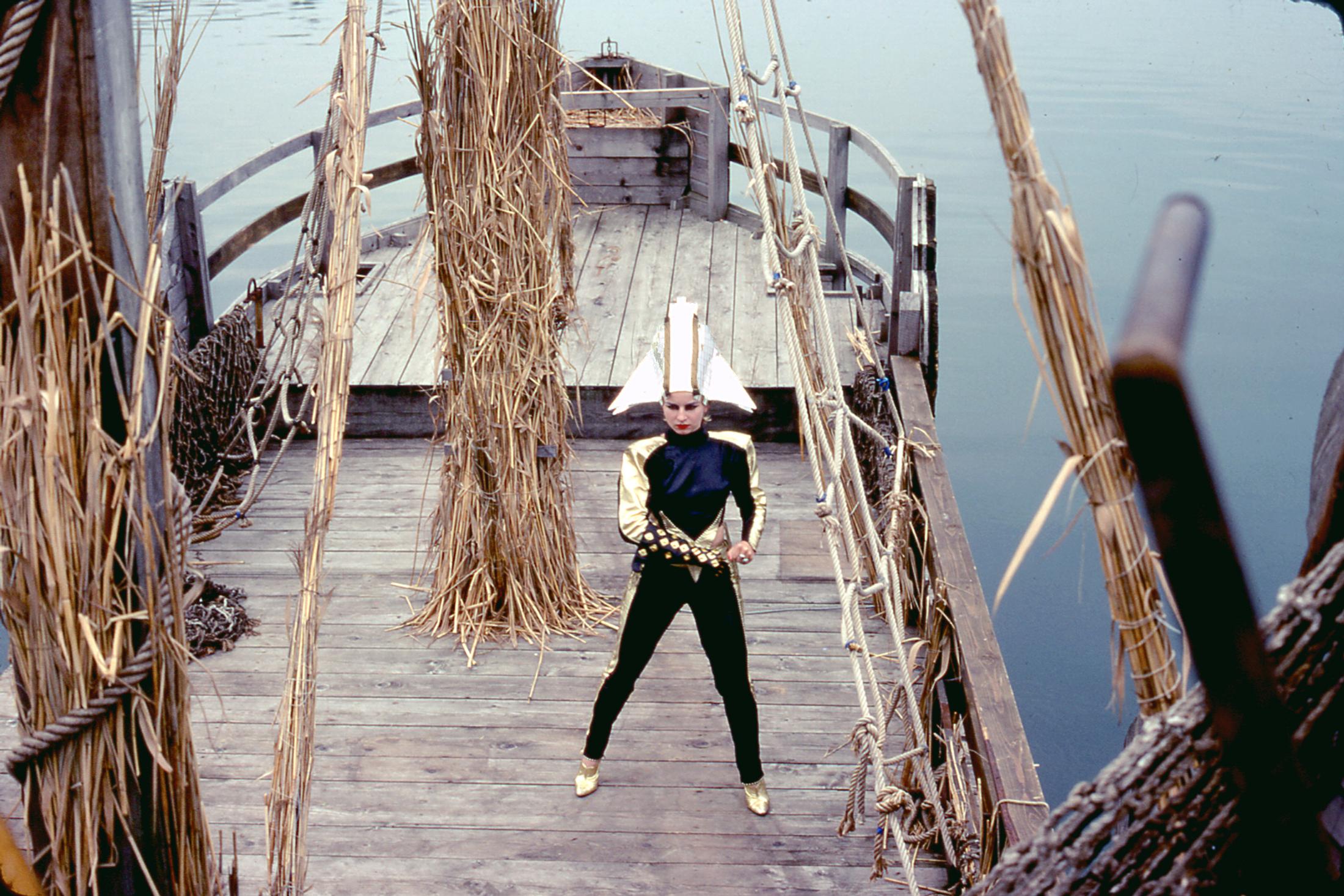 Exhibition View Ulrike Ottinger Soloshow «Madame X. Eine absolute Herrscherin; view on O.T., 1977» at Kirchgasse, Steckborn, 2019 / Courtesy: the artist