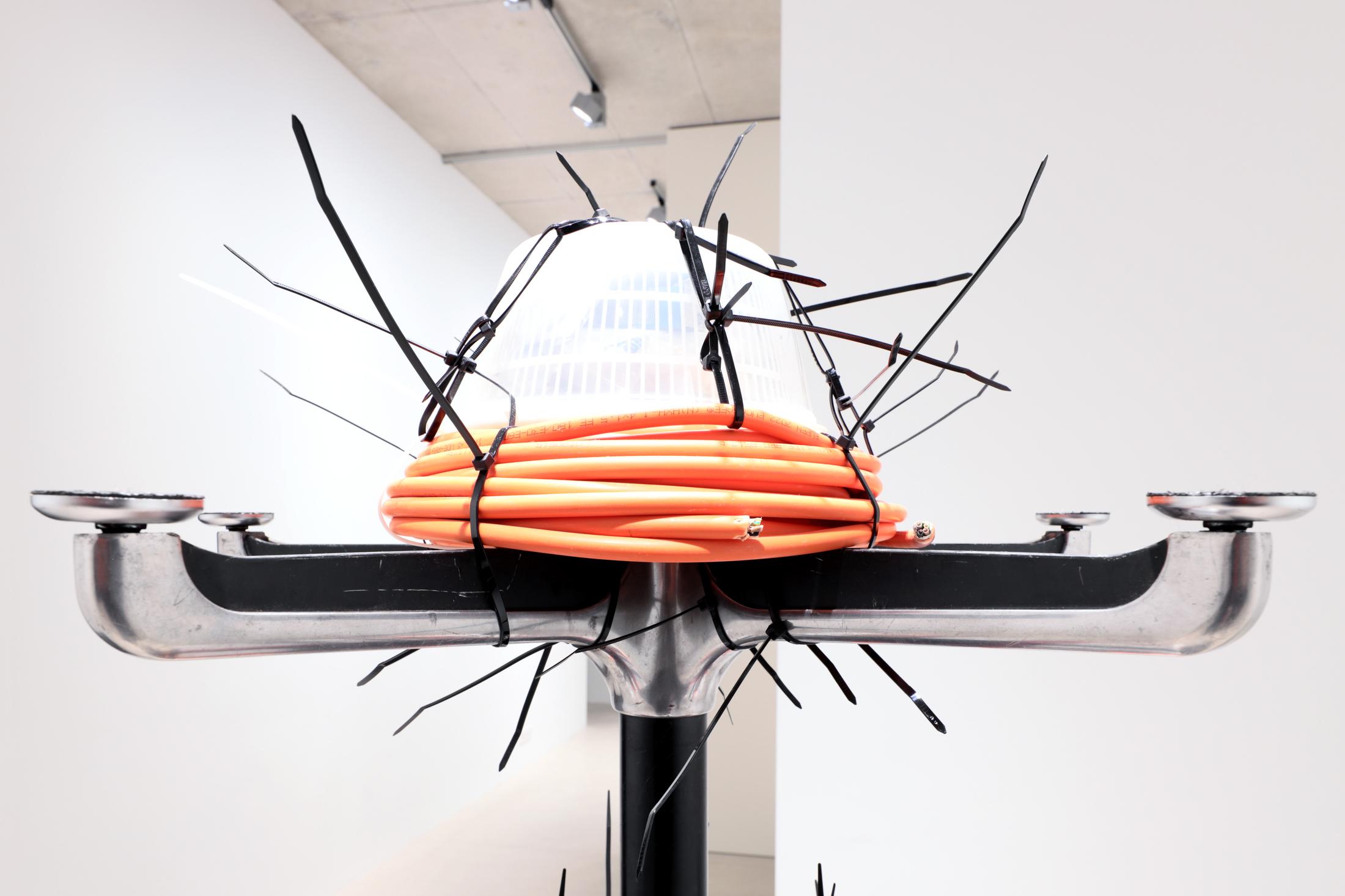 Exhibition View Umut Yasat Solo Show «35; view on Umut Yasat, Der Stapel 47, 2020-2022, (detail)» at Windhager von Kaenel, Zurich, 2022 / Courtesy: the artist and Windhager von Kaenel