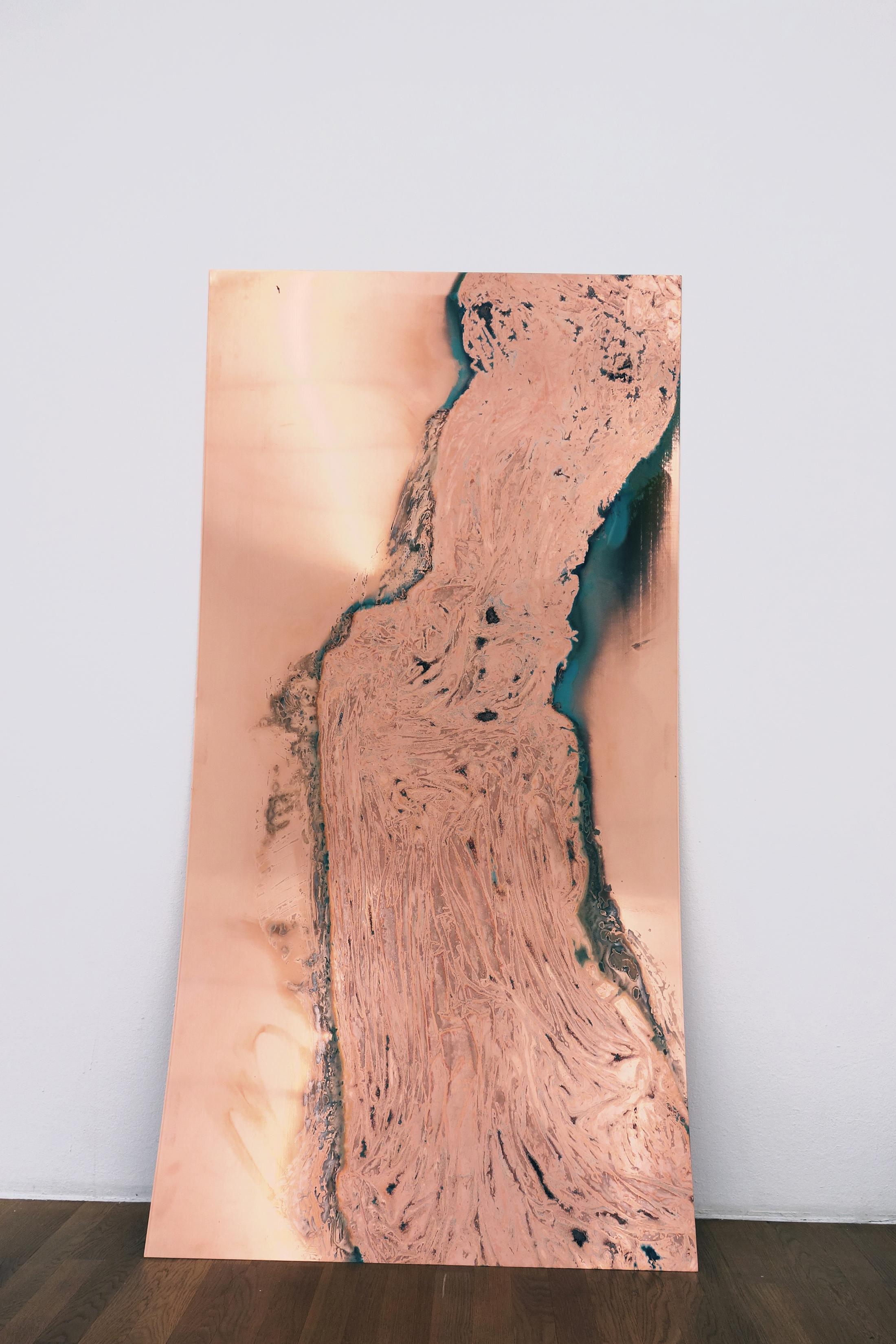 Exhibition View Una Szeemann "Die verschobene Verdichtung eines Schläfers (V), 2018" at Kunsthalle