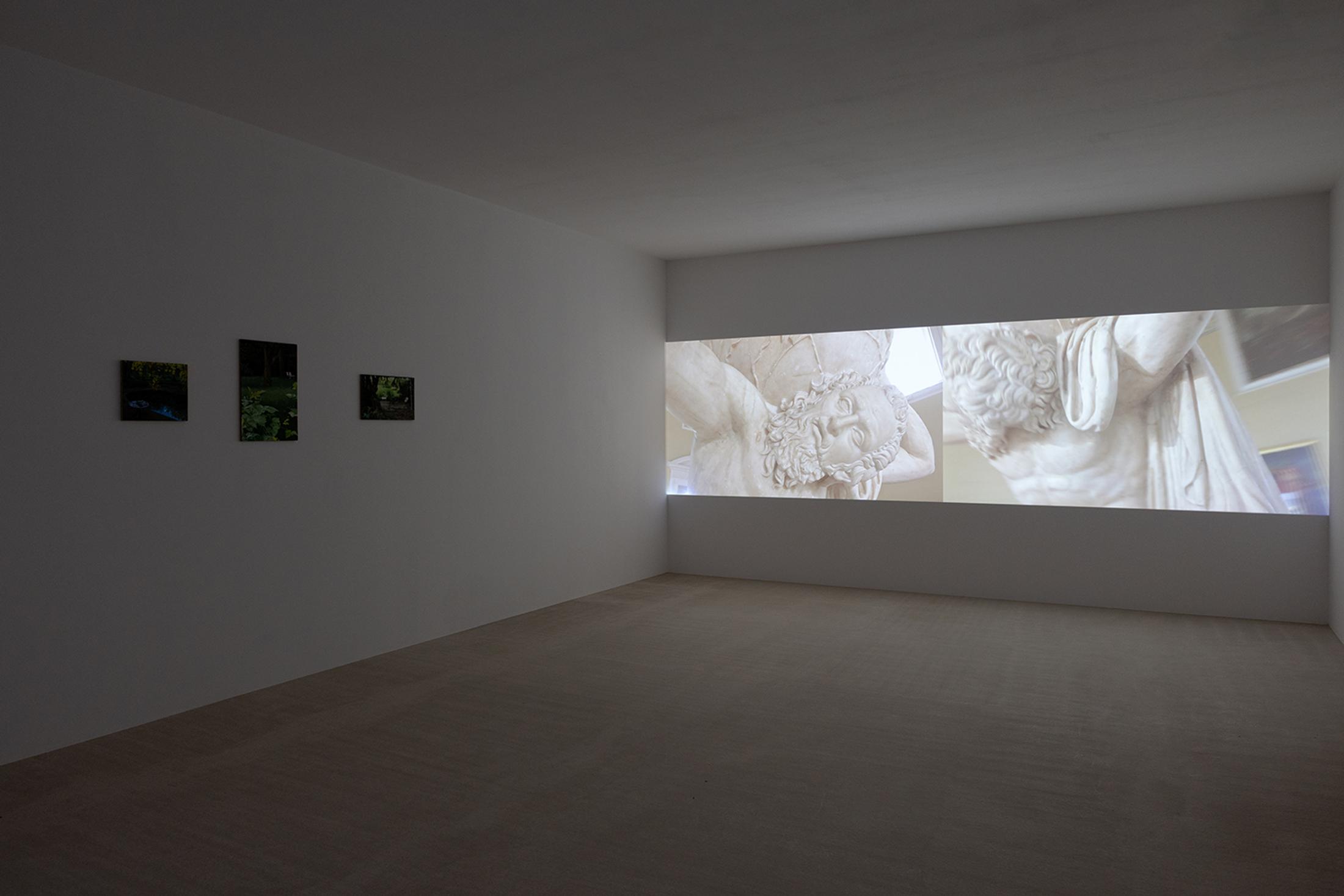 Exhibition View Group Show «Unbetrauerbar» at For, Basel, 2022 / Photo: Gina Folly / Courtesy: the artists and For