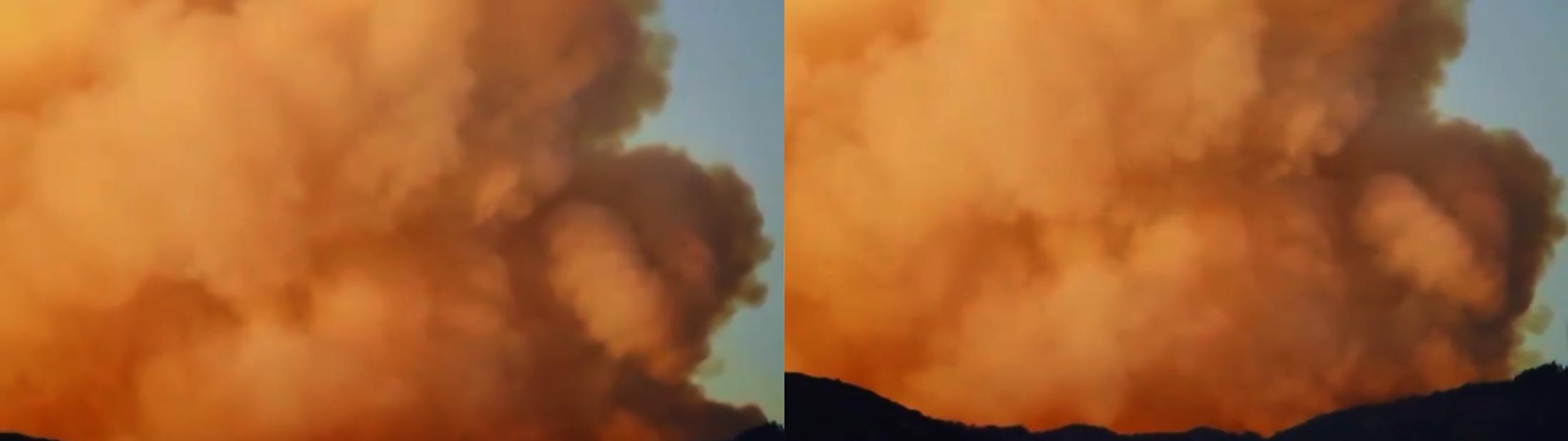 Exhibition View Group Show «Unbetrauerbar; view on Pauline Julier, Cercate Ortensia, 2021, two-channel HD-video, 16‘10‘‘ (Videostill)» at For, Basel, 2022 / Photo: Gina Folly / Courtesy: the artist and For